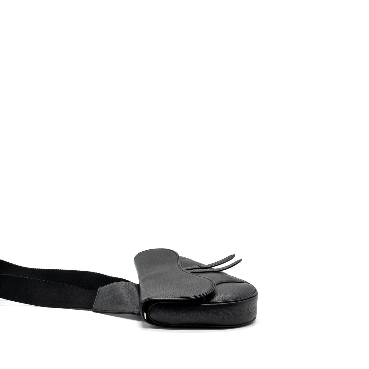 Dior Homme Saddle Bag Calfskin Black SHW