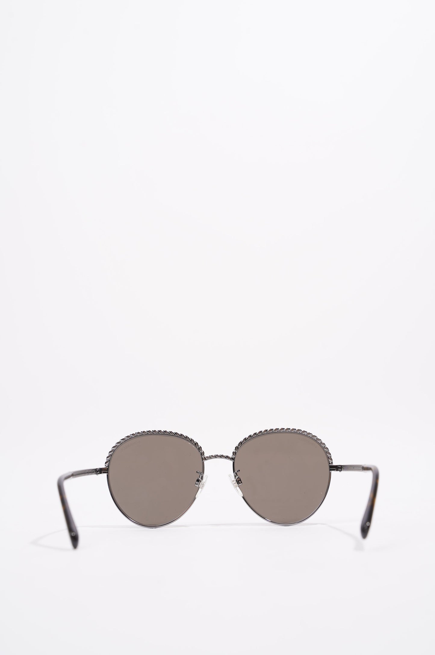 Chanel 4242 Sunglasses Black Silver 135