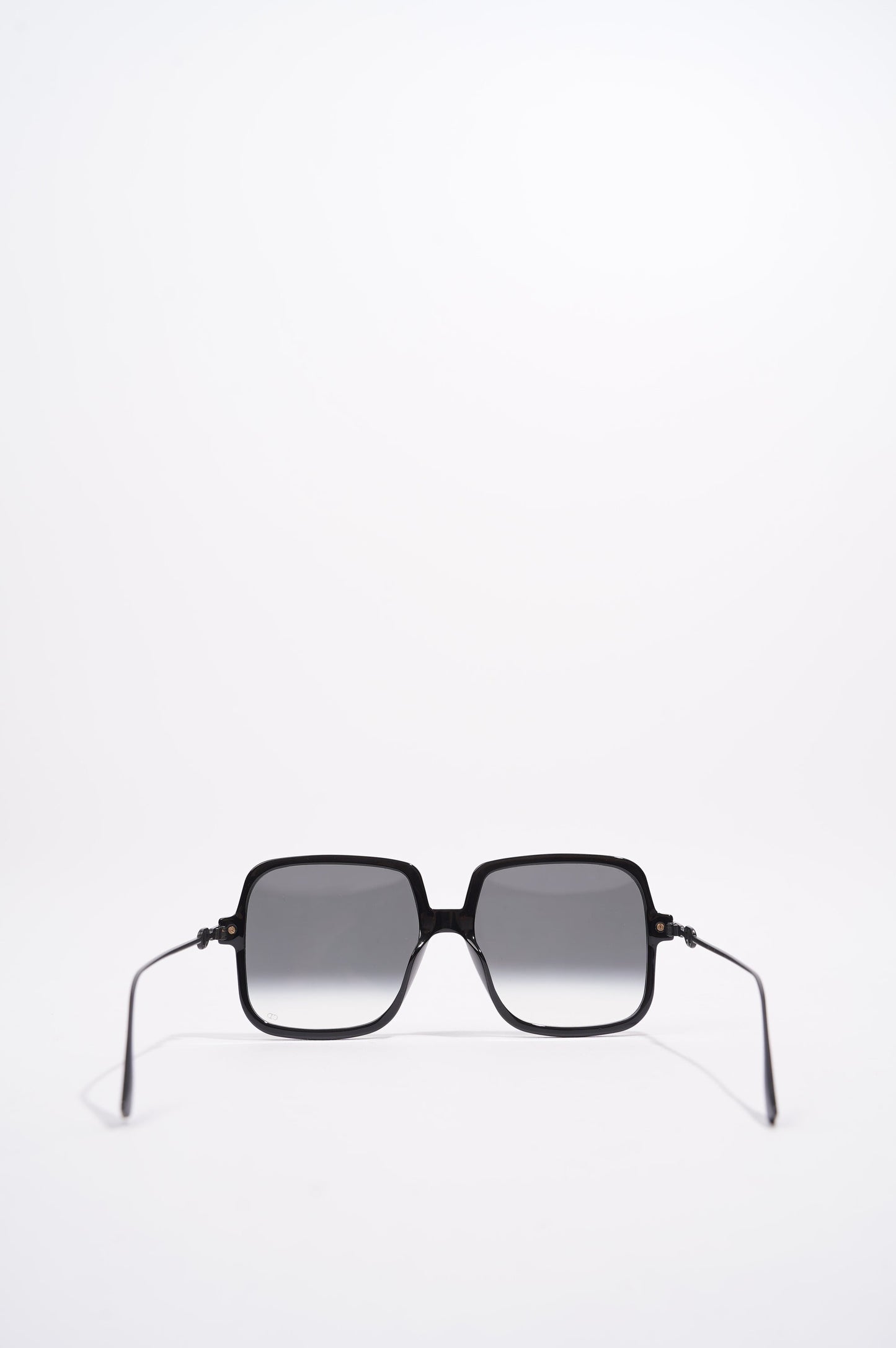 Christian Dior Link1 Square Sunglasses Black Metal 145
