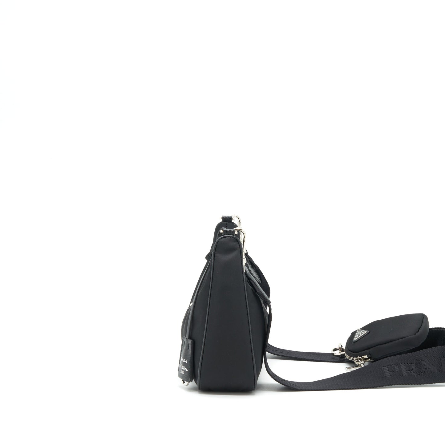 Prada Reedition 2005 Re Nylon Bag Black SHW(Chain Handle Missing)