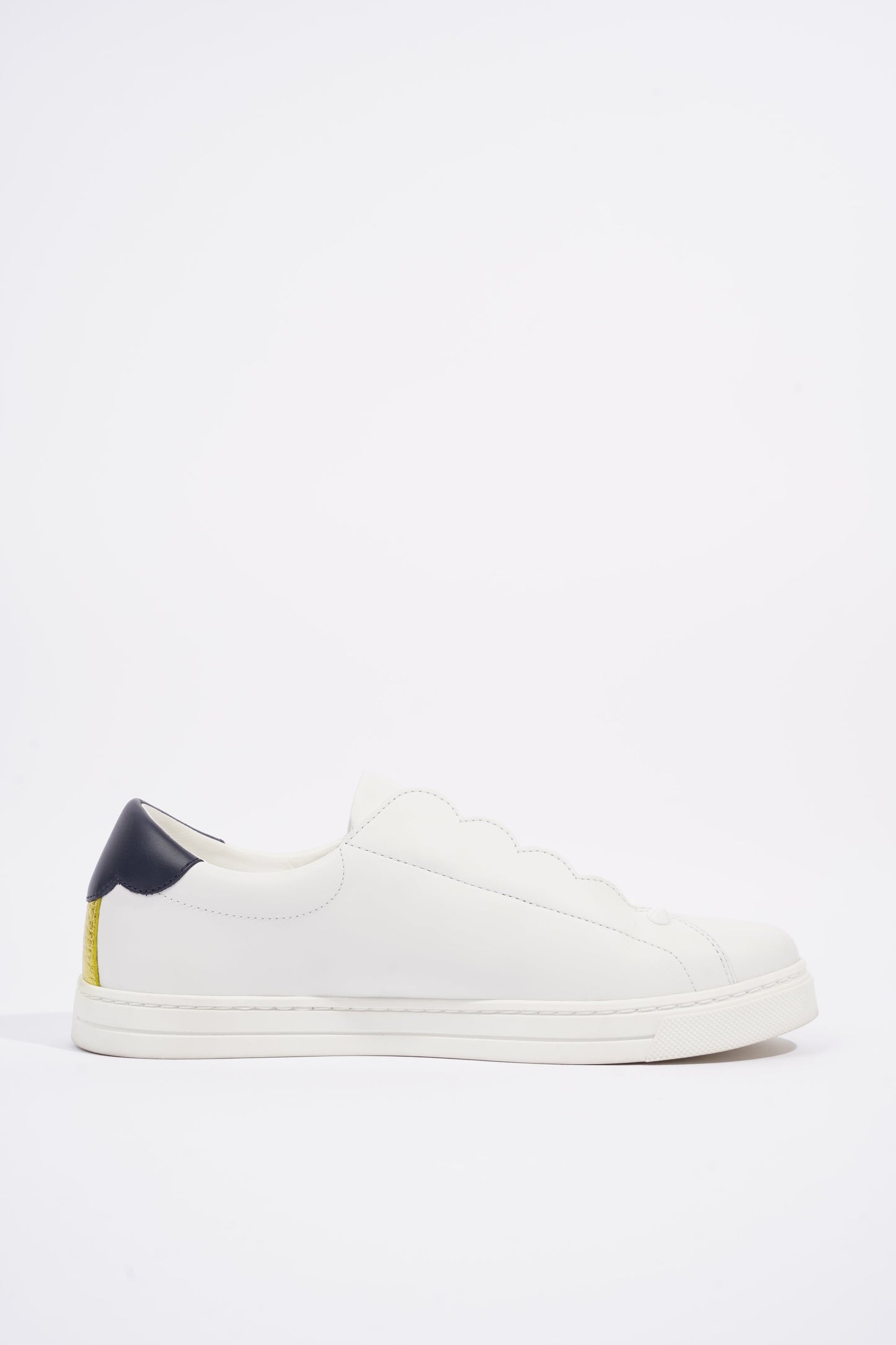 Fendi Womens Leather Sneakers White EU 39 / UK 6