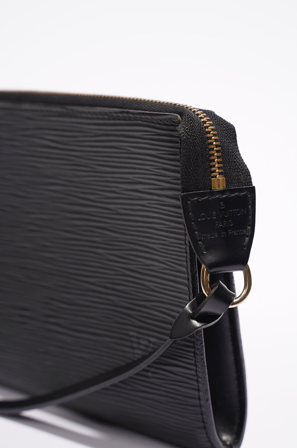 Louis Vuitton Womens Epi Pochette Accessoire Bag Black Epi Leather