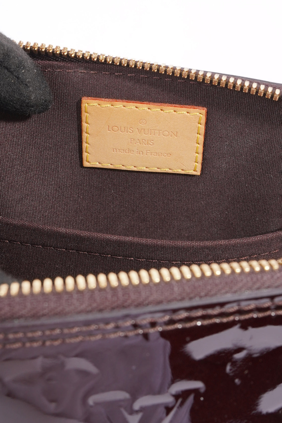 Louis Vuitton Womens Alma Vernis BB Amarante