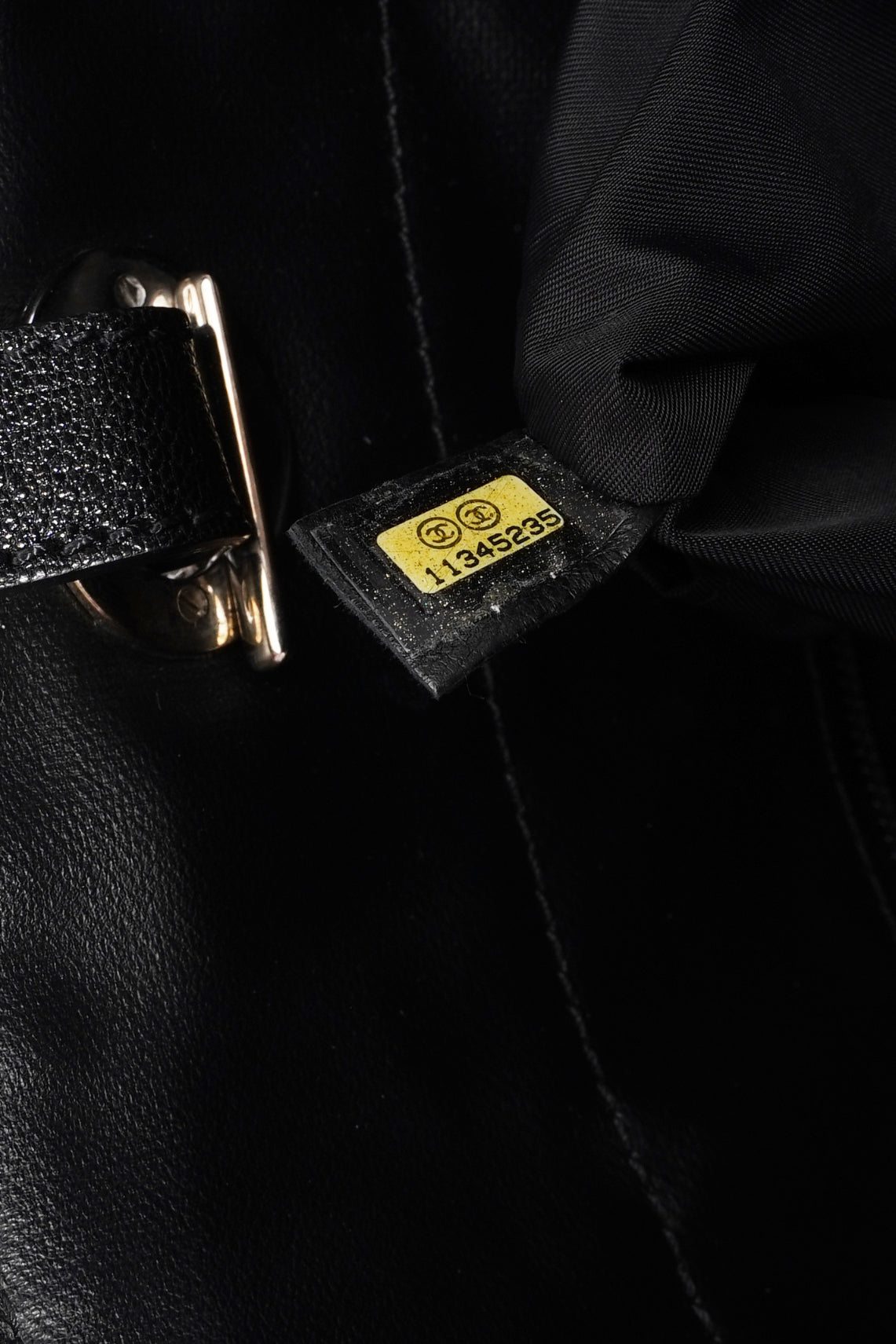 Chanel Paris Biarritz Tote Black Canvas