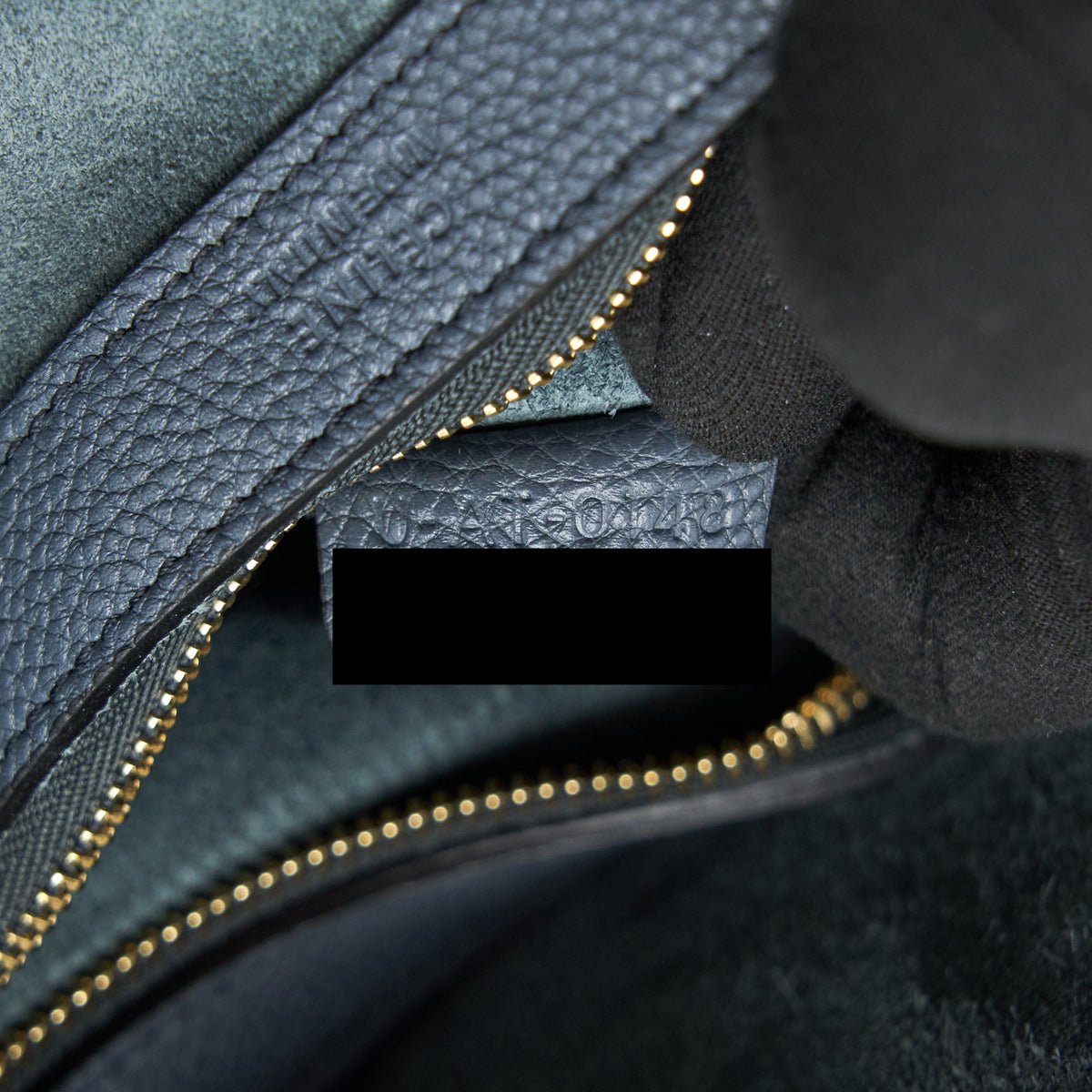 Celine Cabas Phantom Grained Calfskin