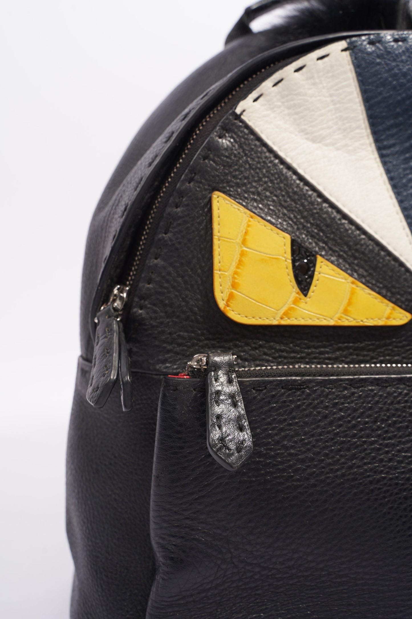 Fendi Womens Monster Backpack Black