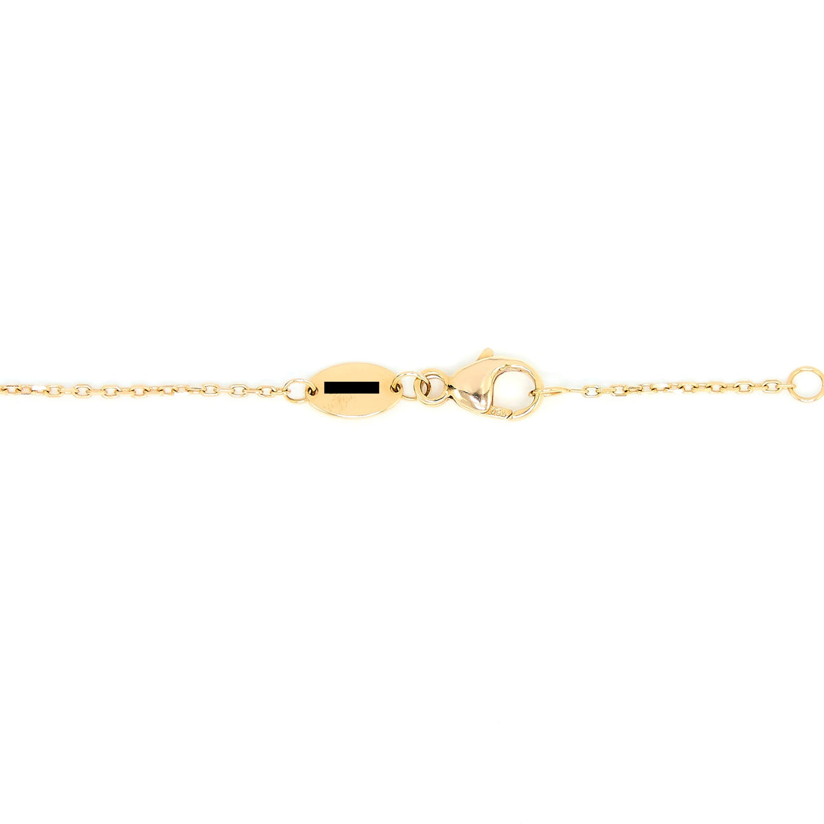 Chaumet Jeux De Liens Pendant Onyx/Rose Gold with One Diamond