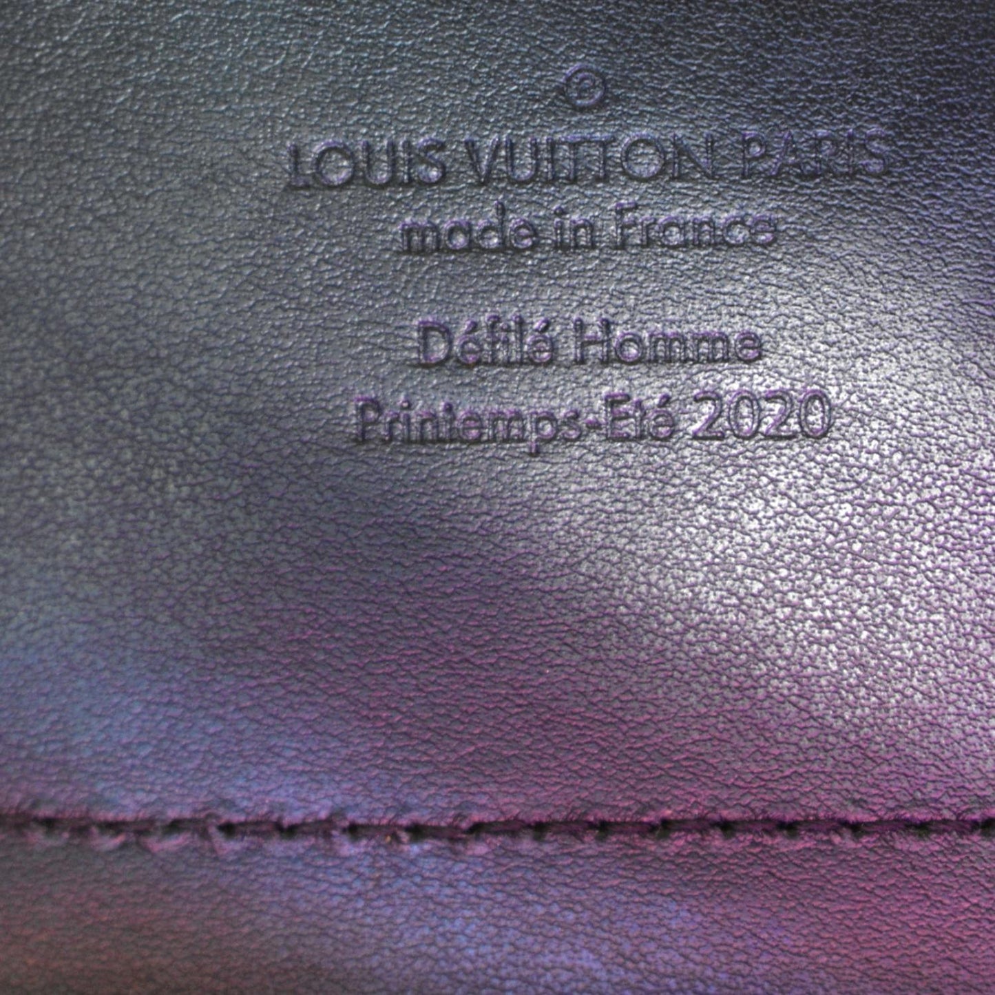 LOUIS VUITTON Soft Trunk Monogram Prism Shoulder Bag Black