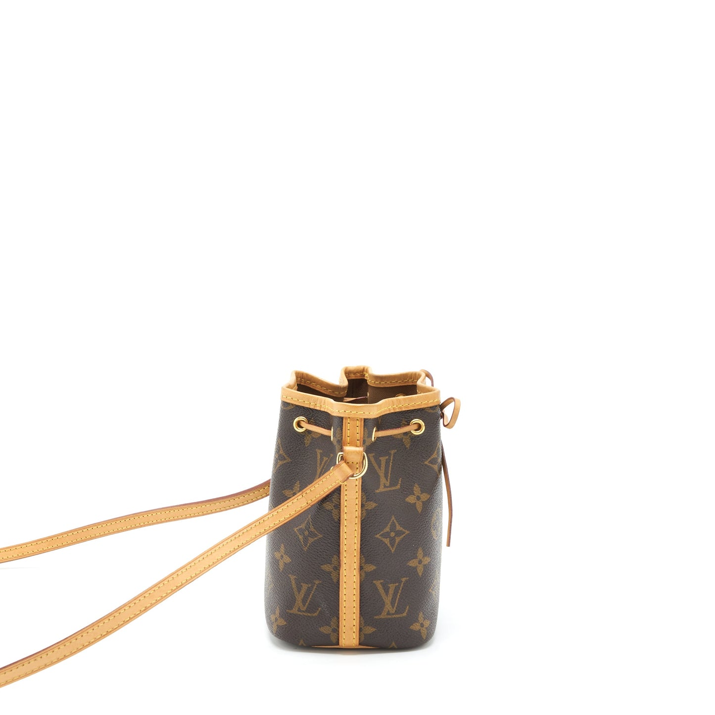 Louis Vuitton Nano Noe Monogram Canvas GHW