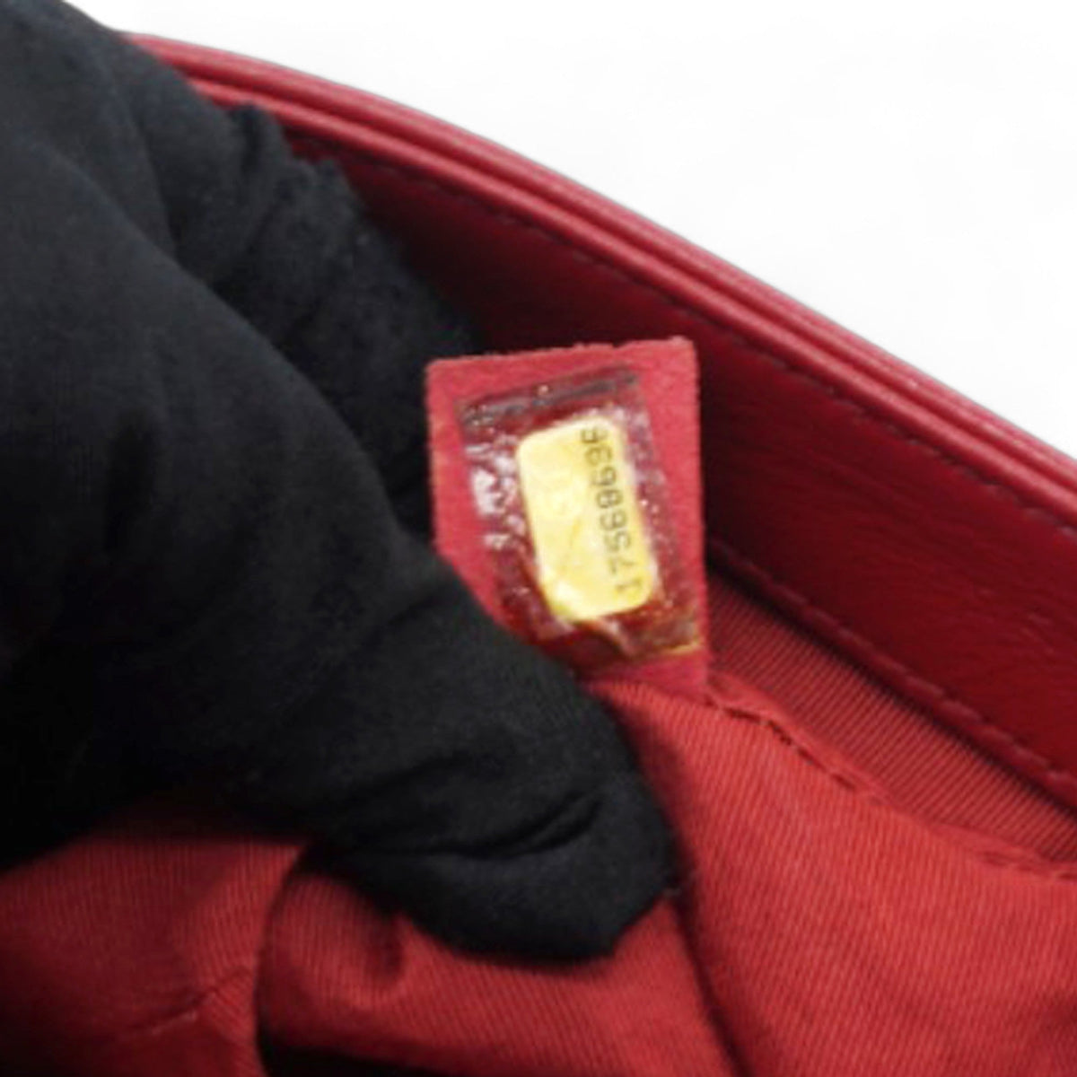 Chanel Rouge Leather Chateau Celtic Boy Bag