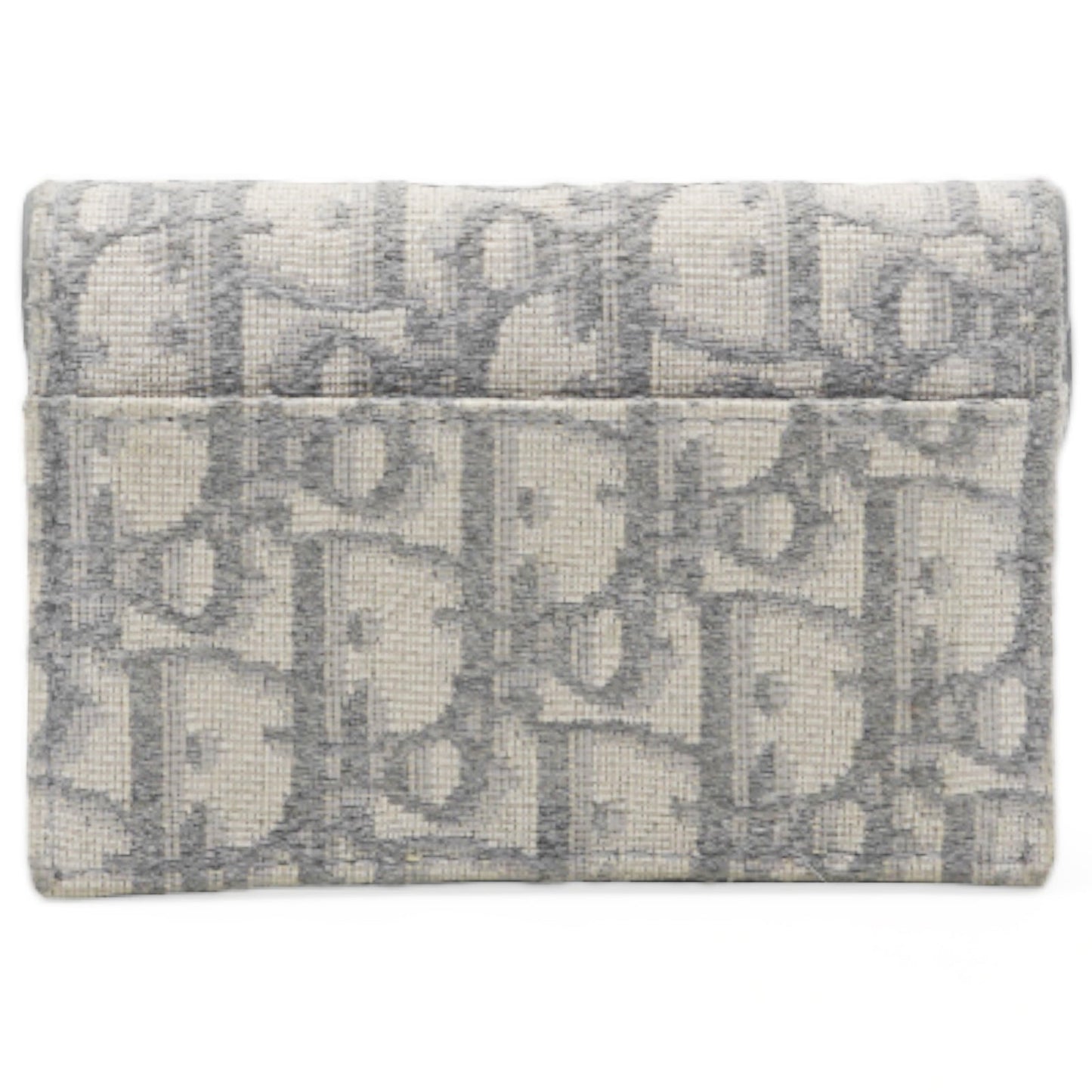 Dior Saddle Flap Card Holder Oblique