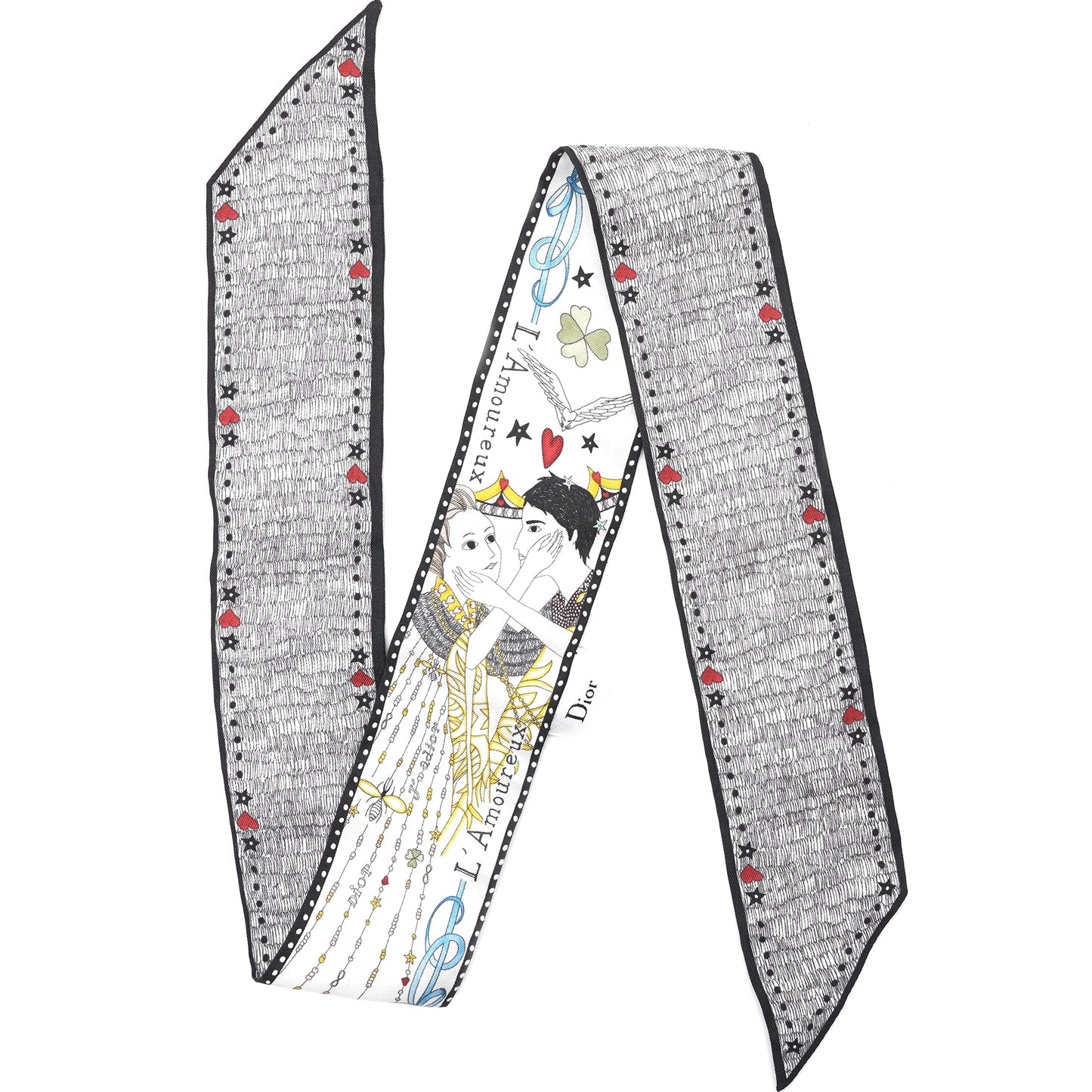 Dior Silk L'Amoureux Mitzah Scarf