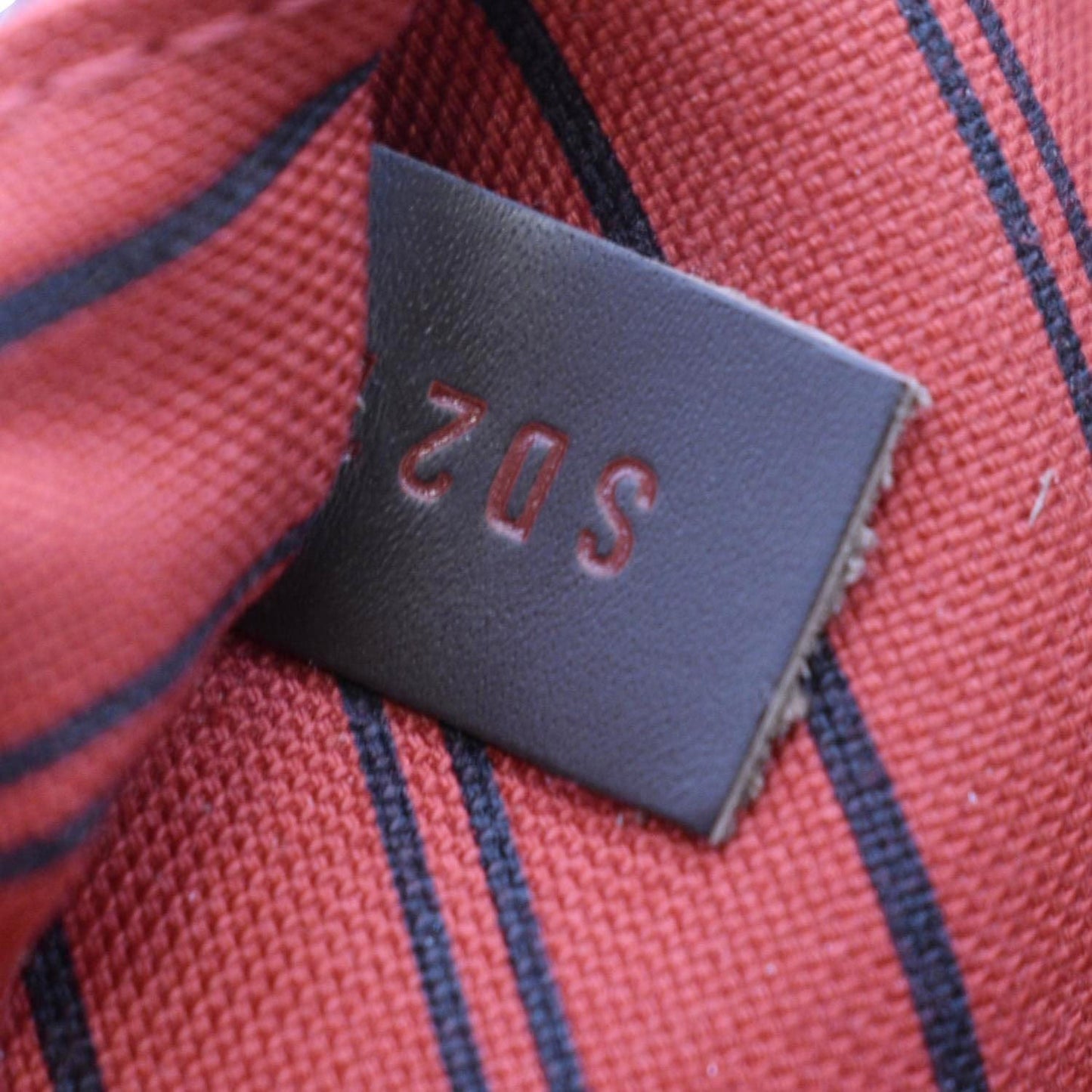 LOUIS VUITTON Neverfull MM Damier Ebene Tote Bag Brown