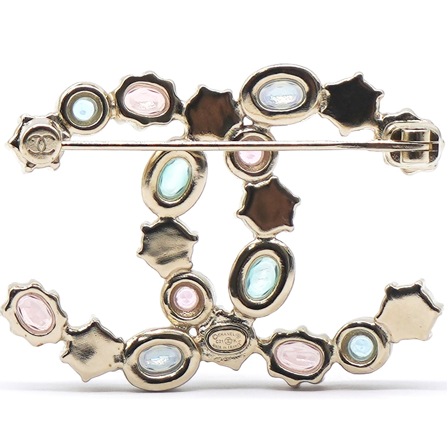 Chanel Crystal Embellished Brooch