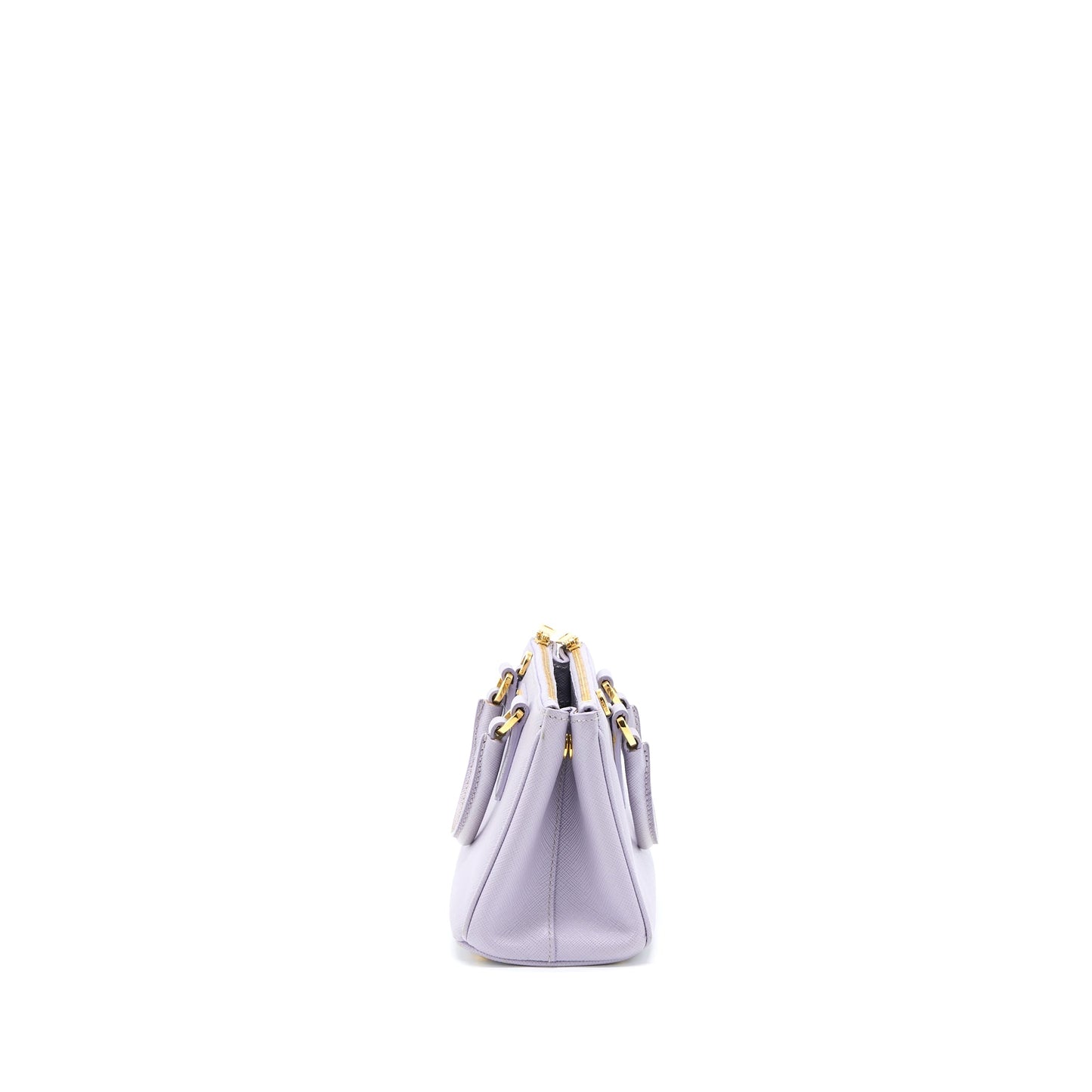 Prada Galleria Saffiano Mini Bag Leather Light Purple GHW
