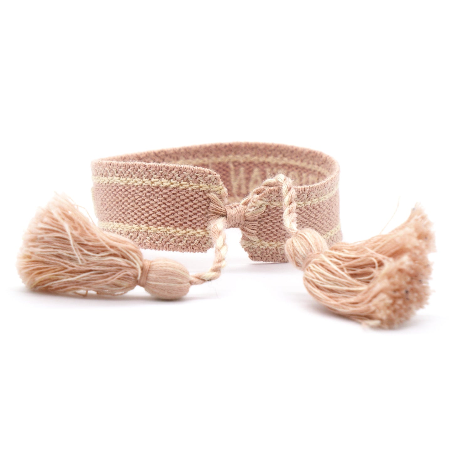 Dior Woven Cotton J'Adior Friendship Bracelet Nude