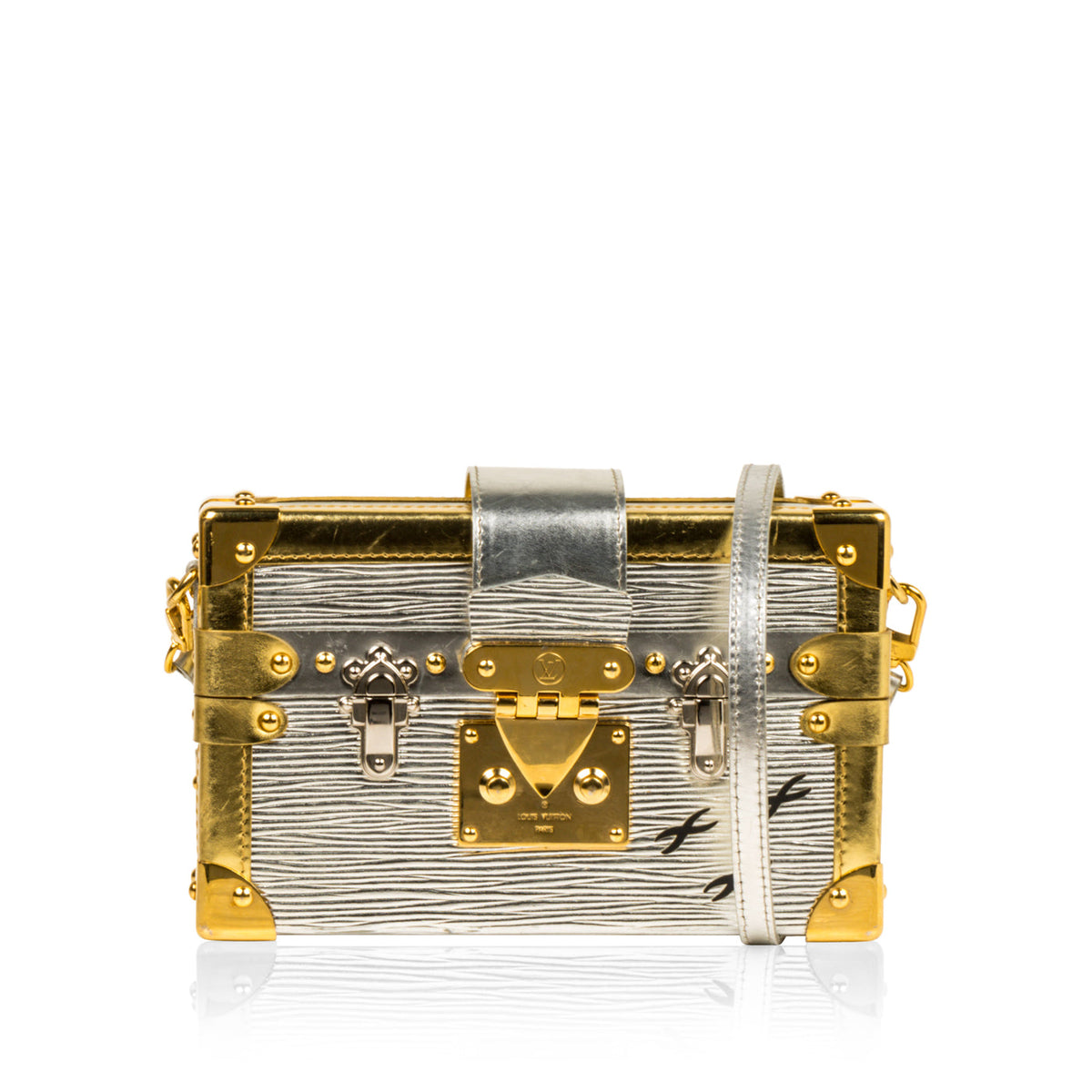 Petite Malle Silver And Gold