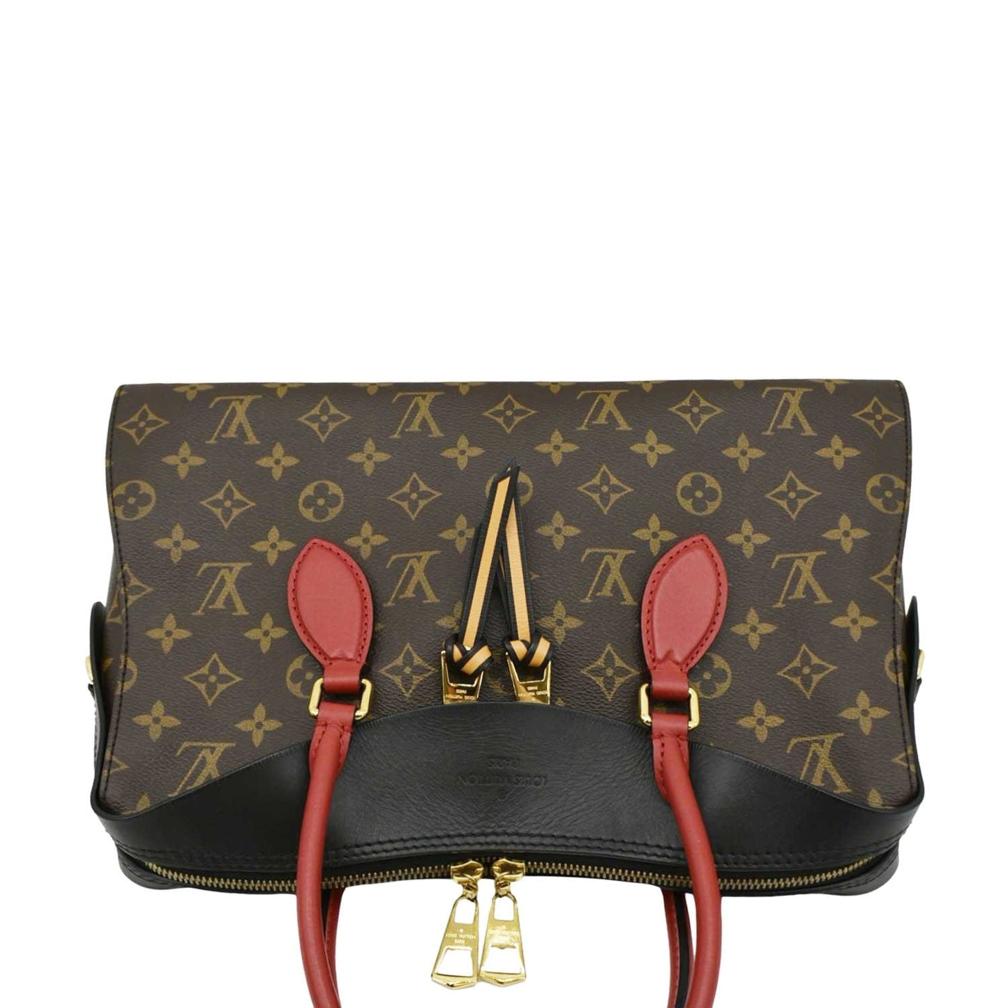 LOUIS VUITTON Tuileries Monogram Canvas Tote Shoulder Bag Brown