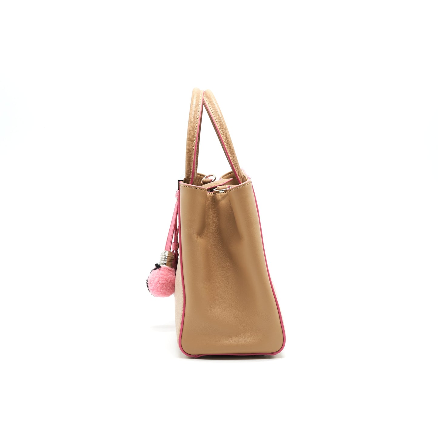 Fendi 2Jours Mini Beige /Pink SHW