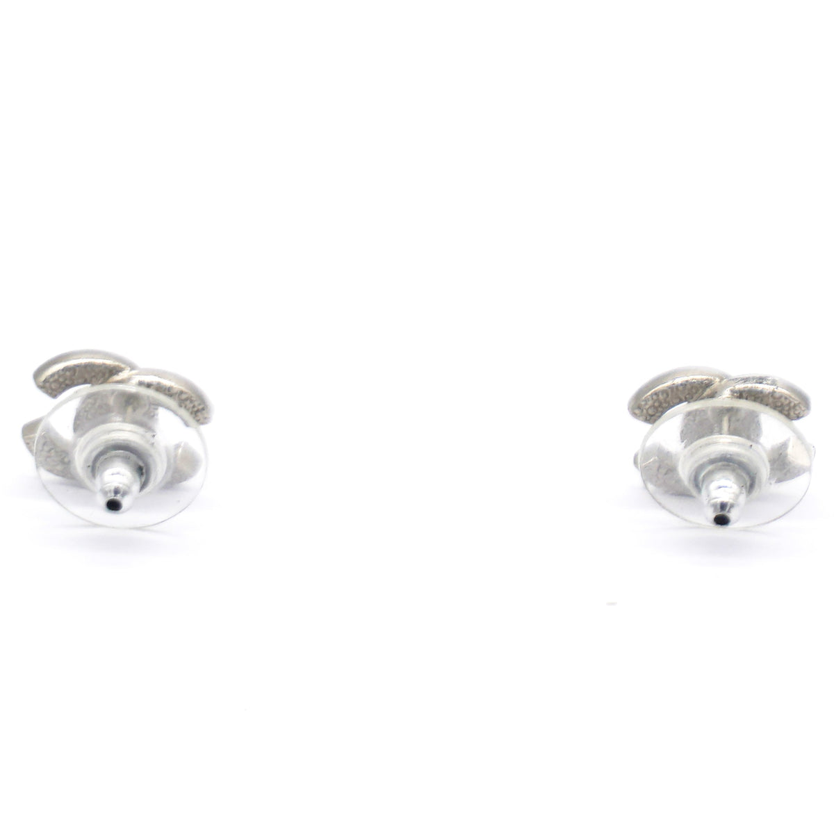 Chanel Logo EarringsSilver/Crystal