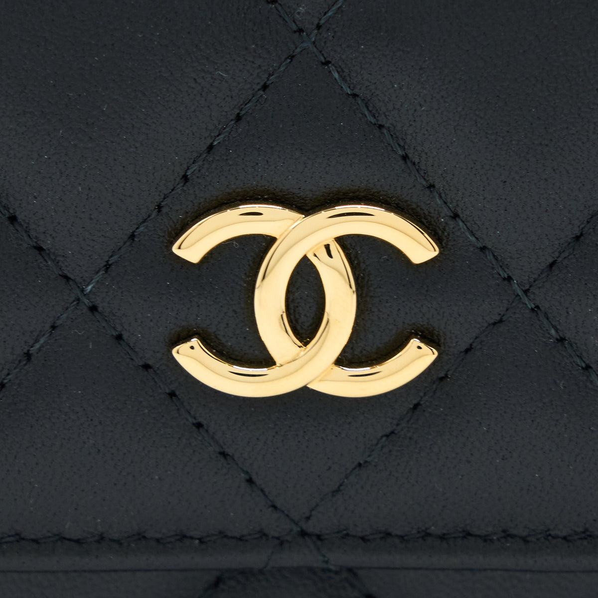 Chanel Jewel Hook holder Lambskin Black GHW