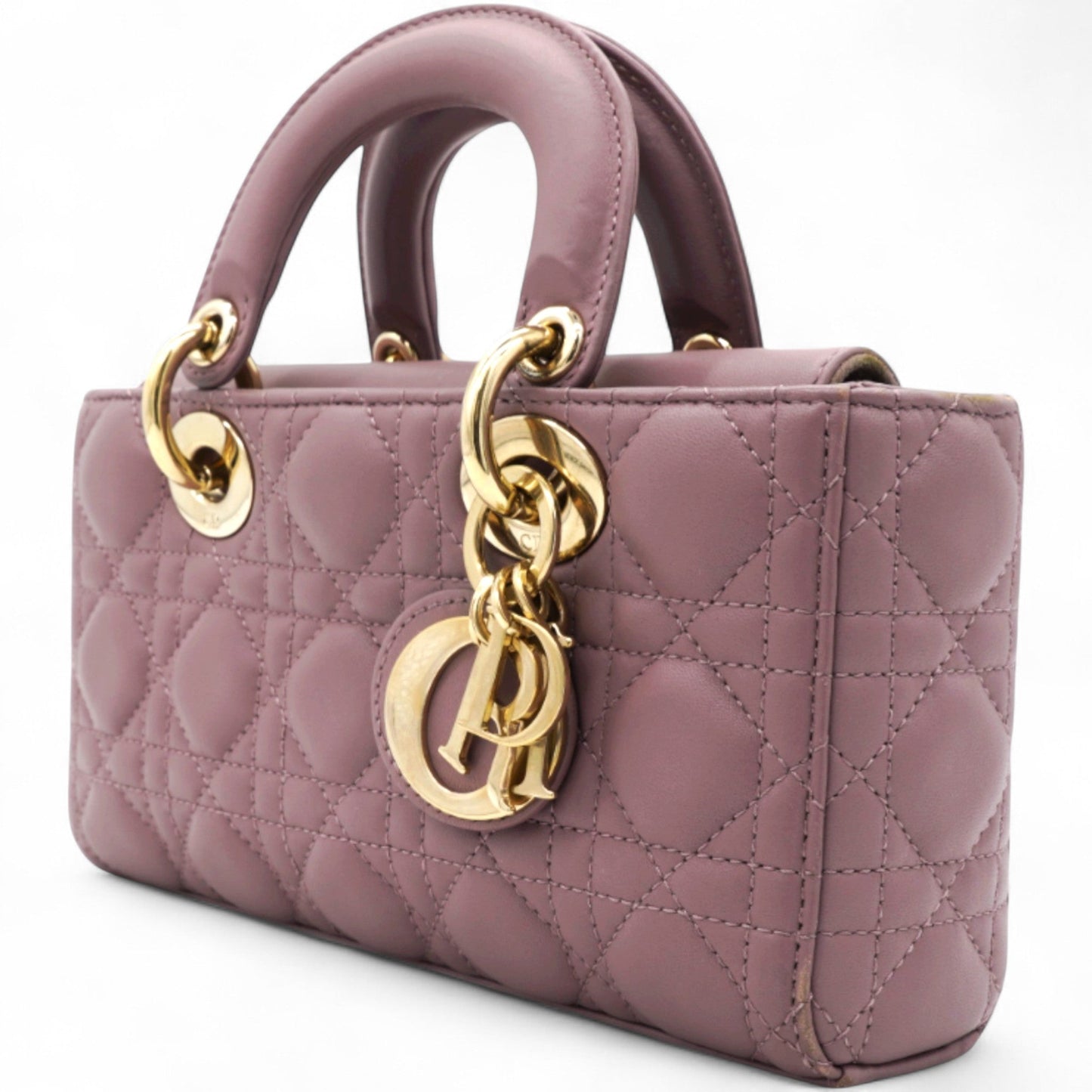 Lambskin Cannage Dioramour Lady D-Joy Purple