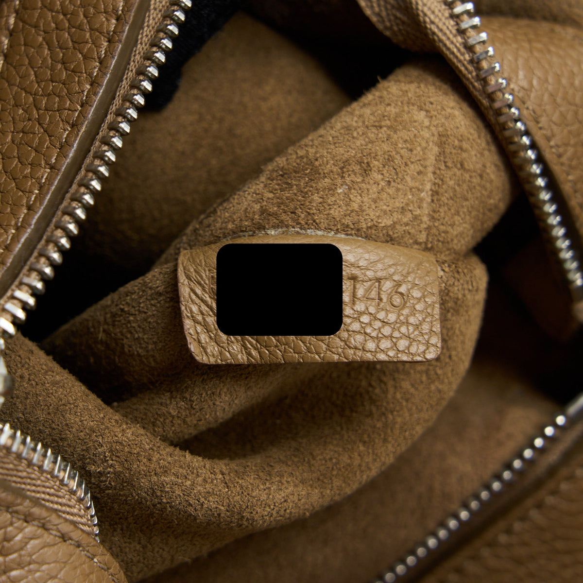 Celine Small Cabas Phantom Calfskin Taupe SHW