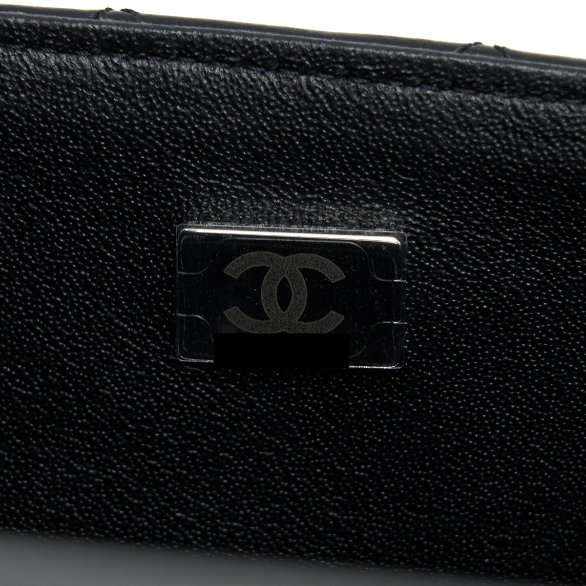 Chanel Mini Rectangular Lambskin Black SHW(Microchip)
