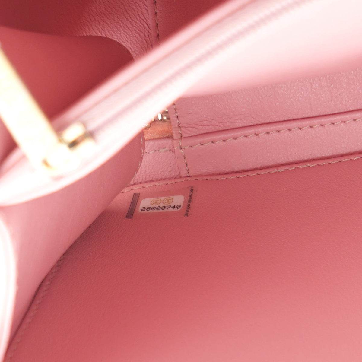 Chanel Pink Quilted Caviar Leather Medium CC Filigree Vanity Case Bag