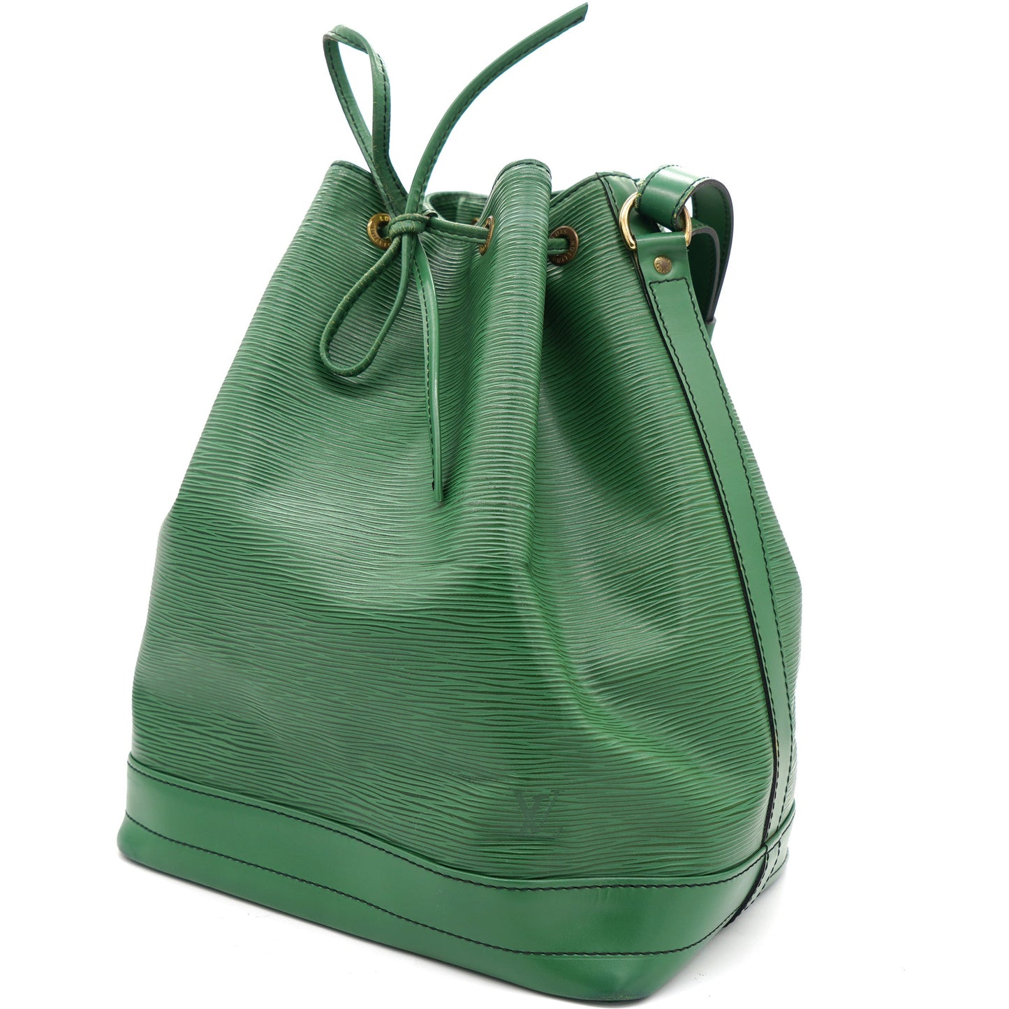Borneo Green Epi Leather Noe Shoulder Bag
