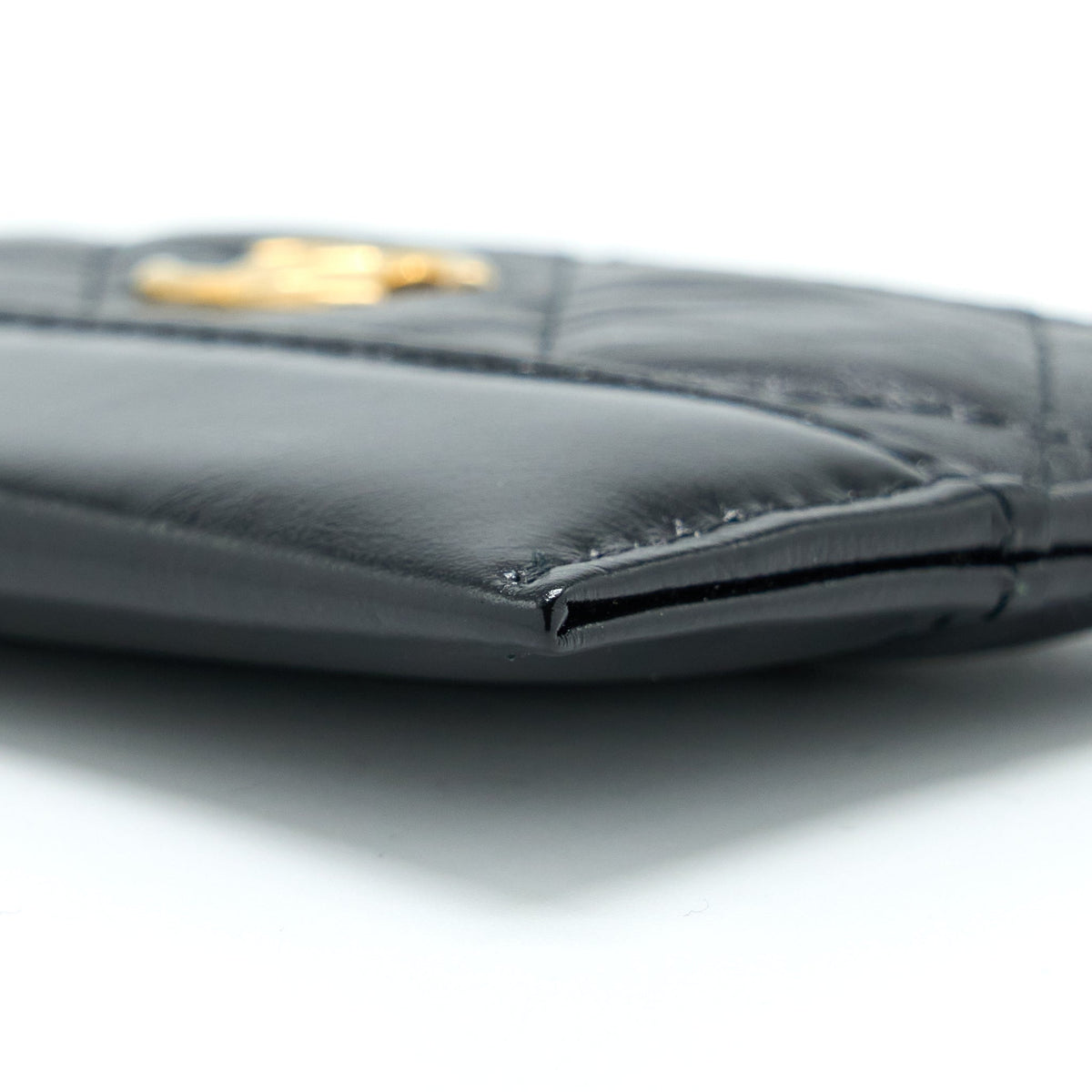 Chanel Gabrielle Holder Aged Calfskin Black GHW
