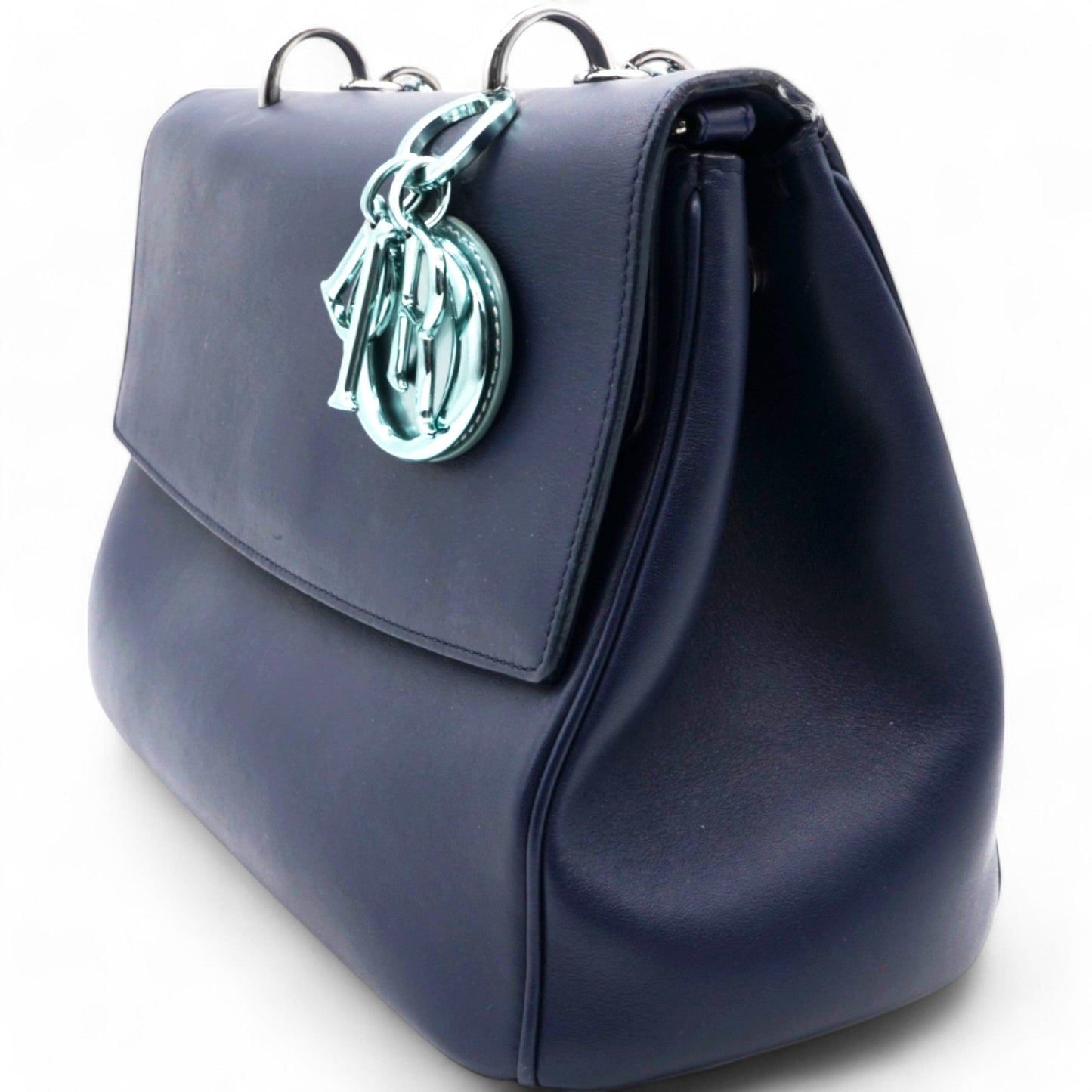 Dior Metallic Blue And Navy Leather Be Dior