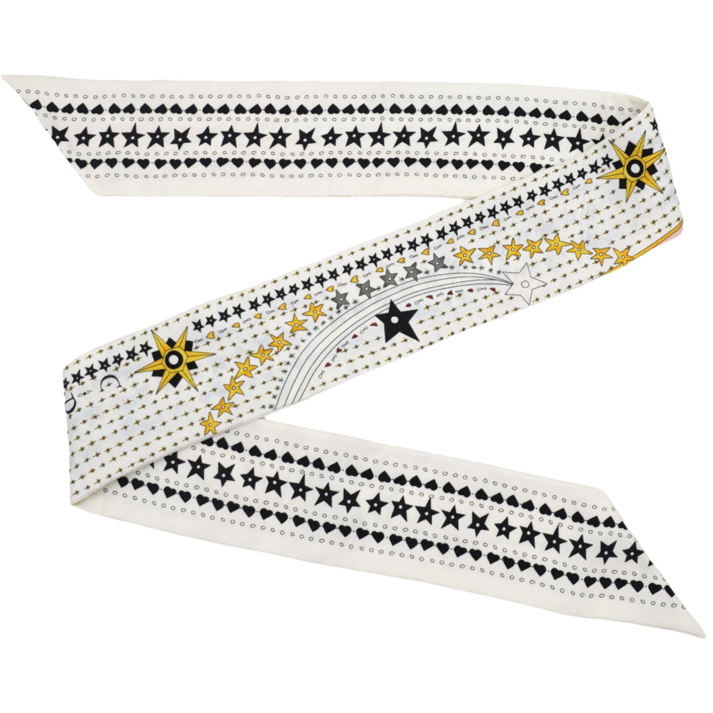 Dior Silk High Priestess Tarot Mitzah Scarf Off White
