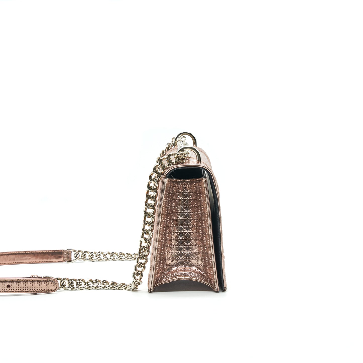 Christian Dior Diorama Medium Metallic Pink Gold Shw