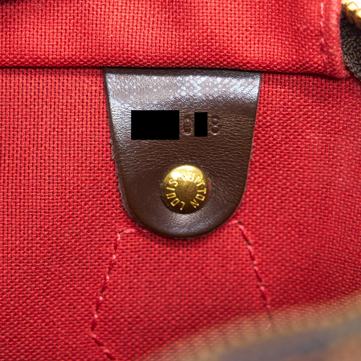 Louis Vuitton Speedy Damier Ebene Canvas 30