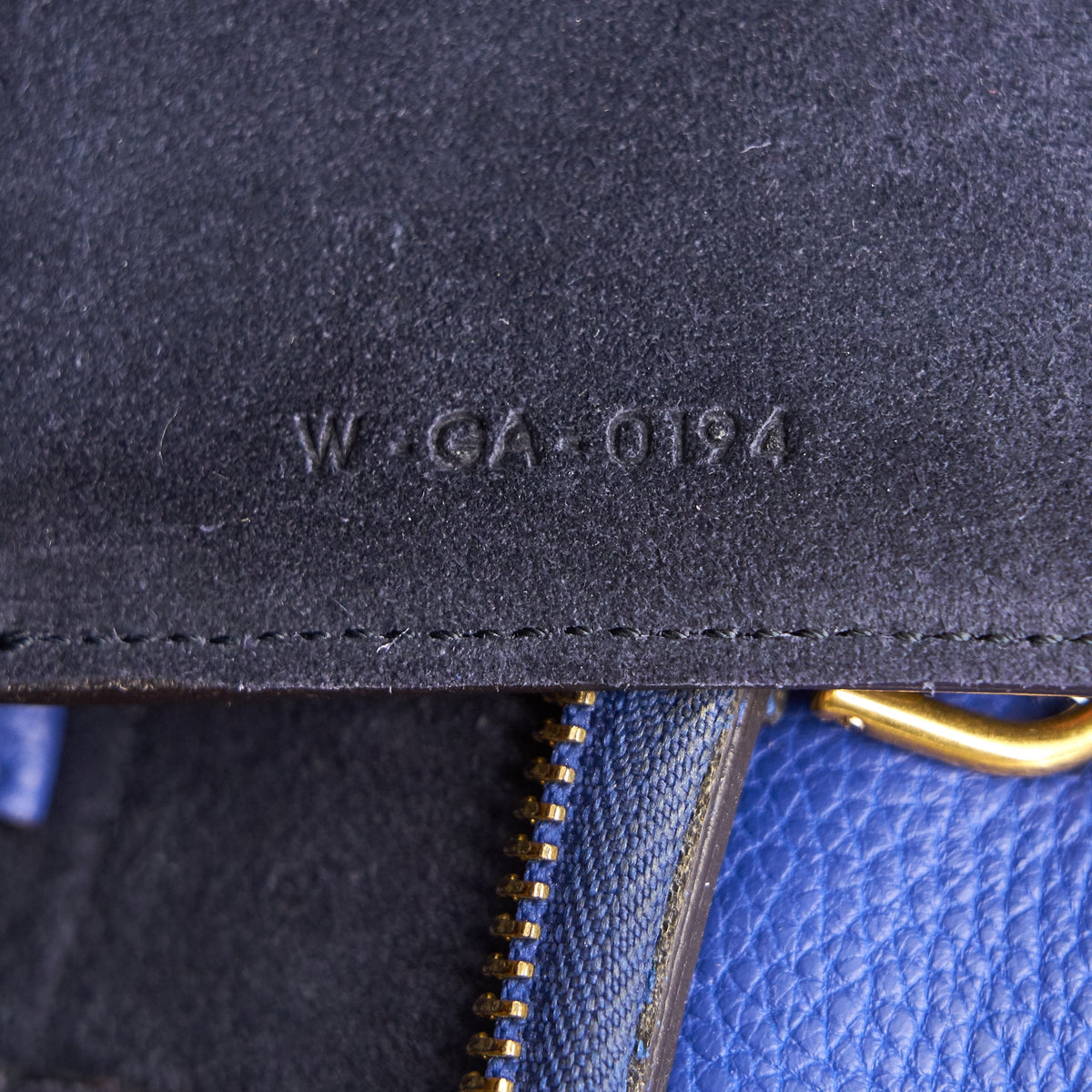 CELINE MINI BELT BAG IN BLUE