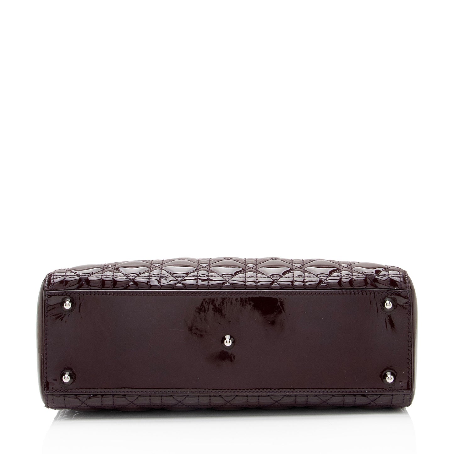 Dior Patent Leather Lady Dior Large Tote (SHF-5trAE8)