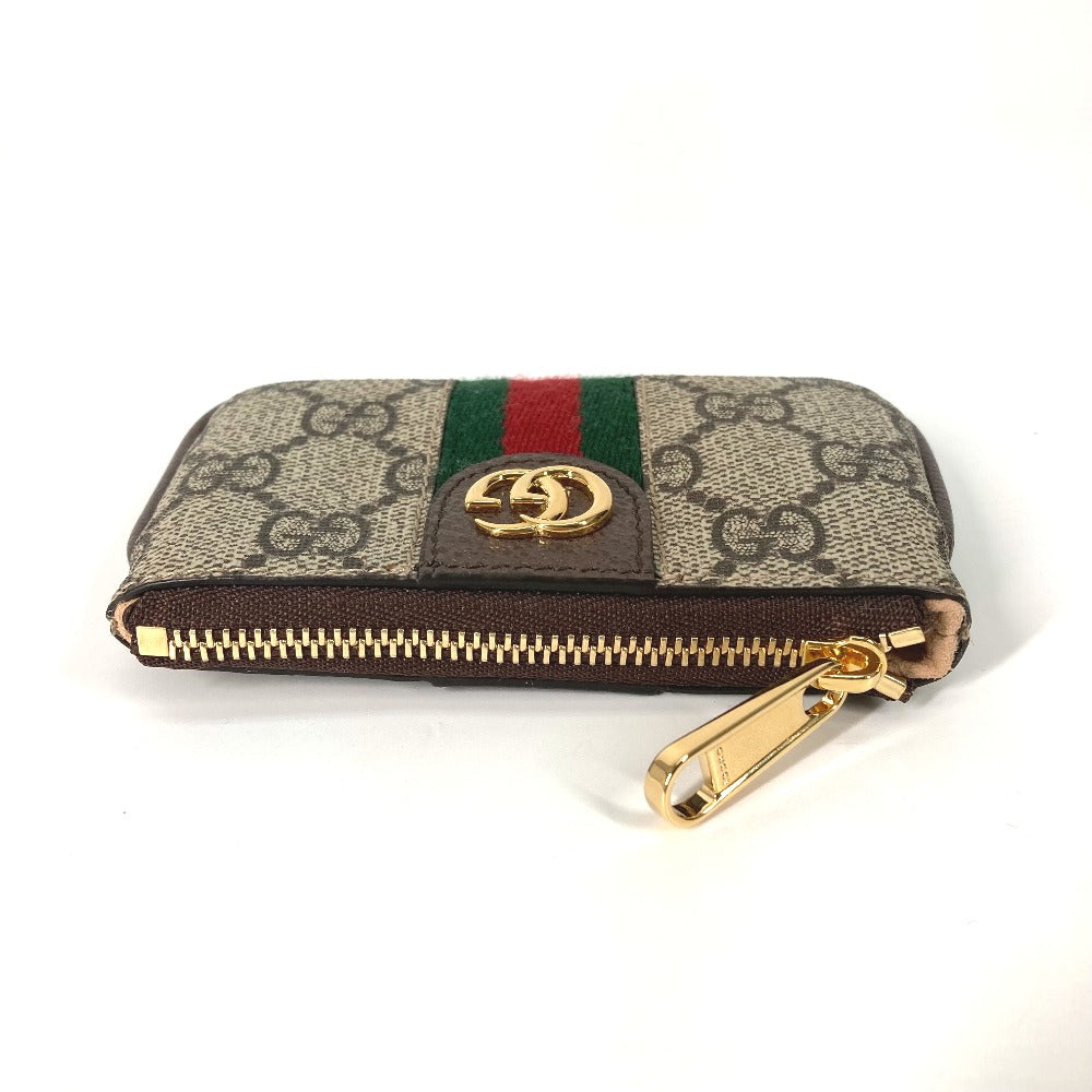 GUCCI Key case Key holder 671722 GG Supreme Canvas beige GG Supreme Ofidia Women Secondhand
