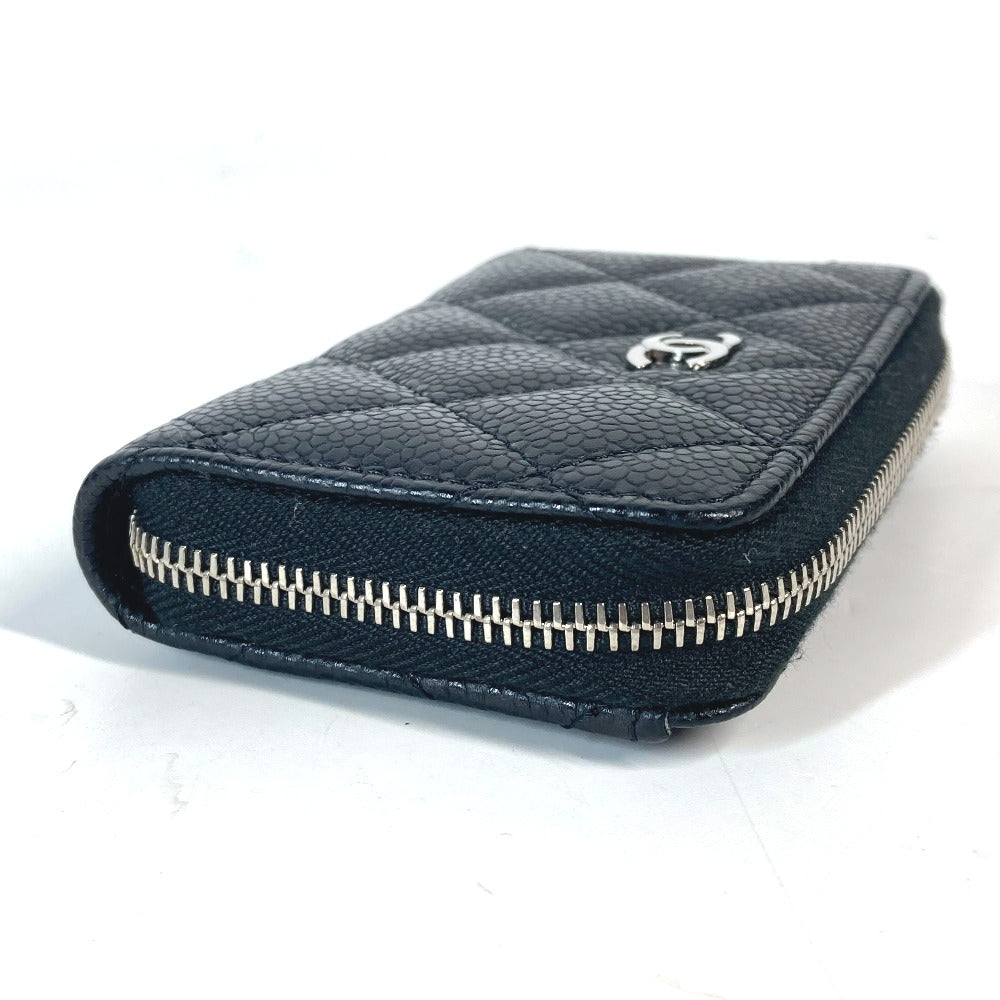 CHANEL Coin case AP0216 Caviar skin black CC COCO Mark Wallet Coin Pocket Matrasse quilting