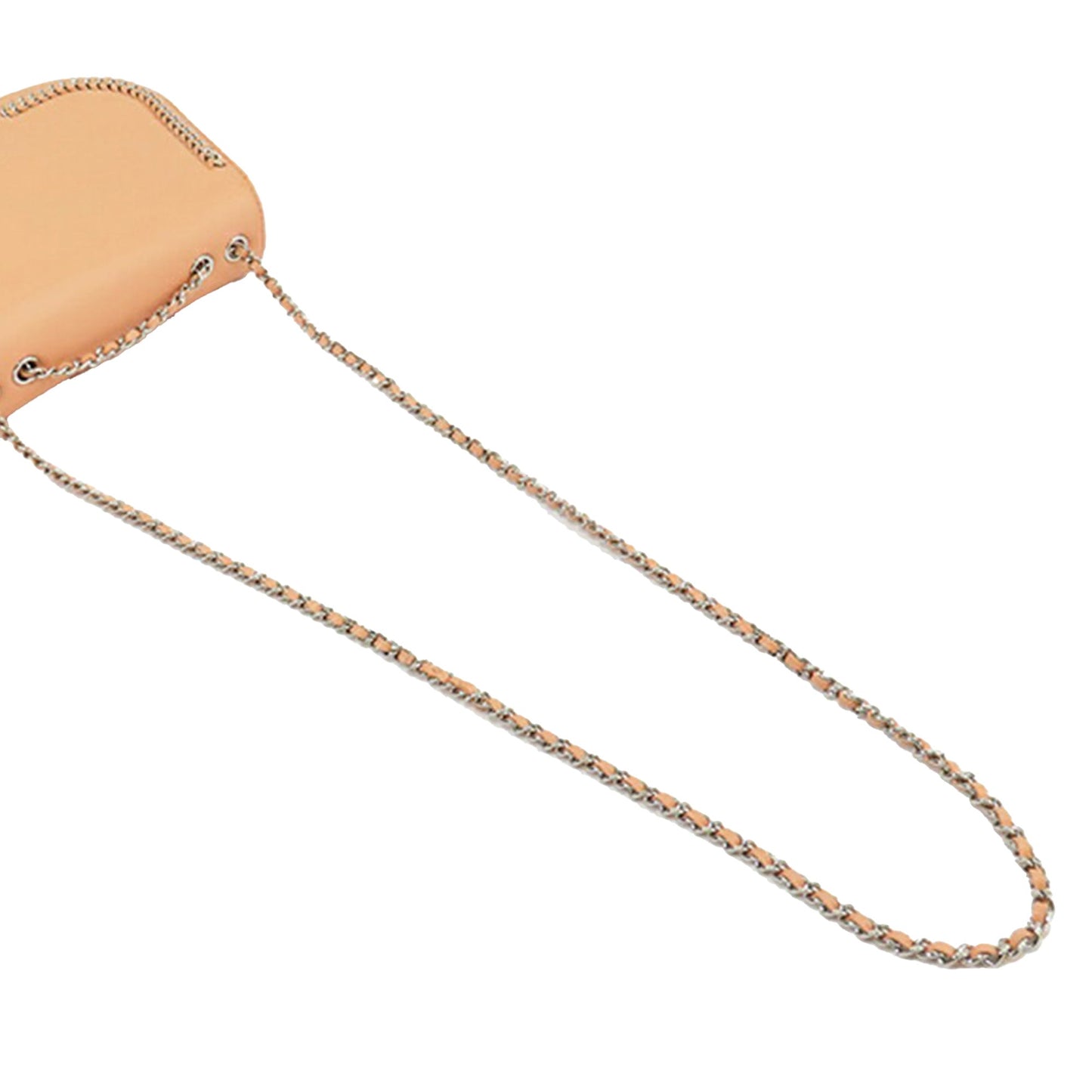 Tan Chanel Small Calfskin Braided Chic Flap Shoulder Bag