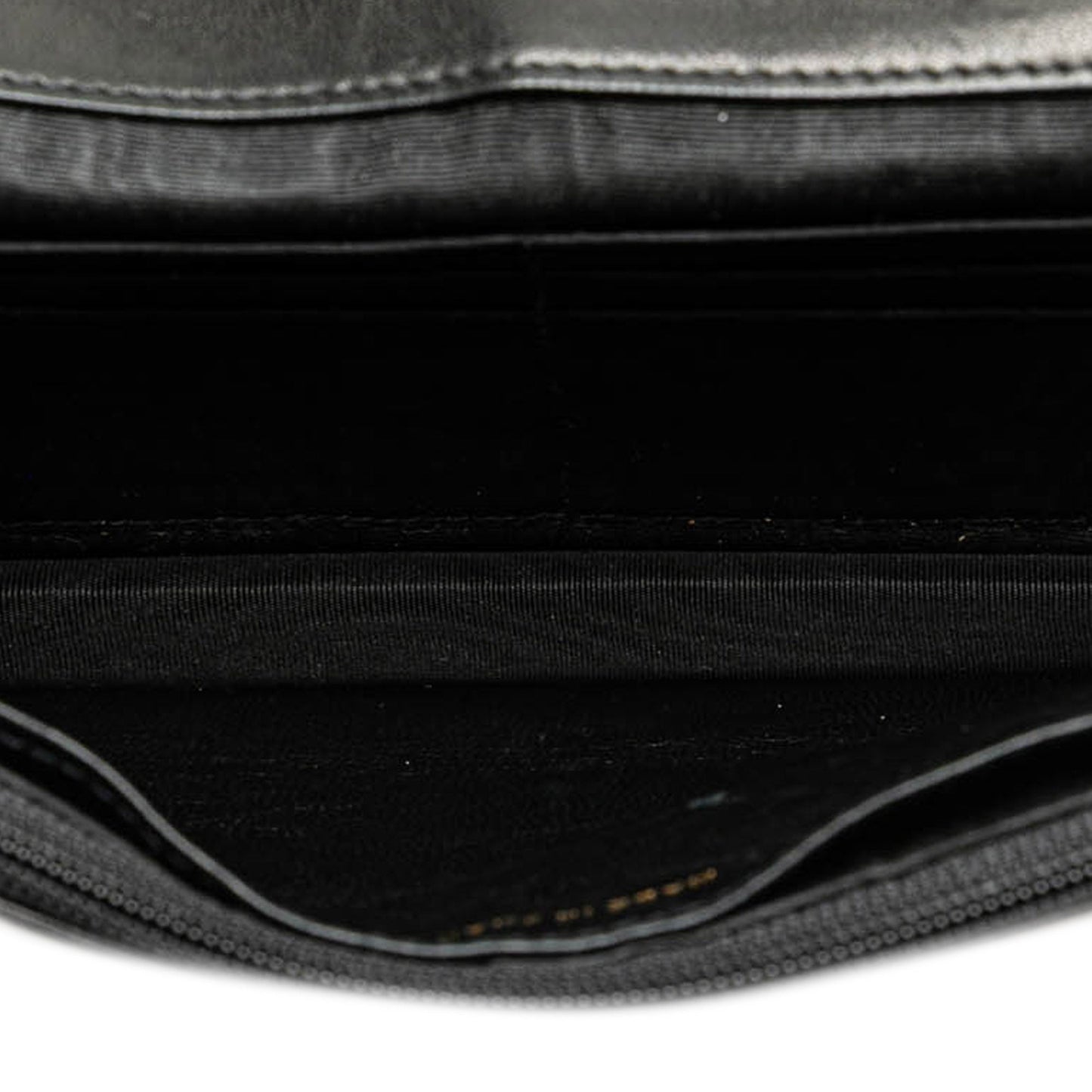 Black Chanel CC Caviar Wallet on Chain Crossbody Bag