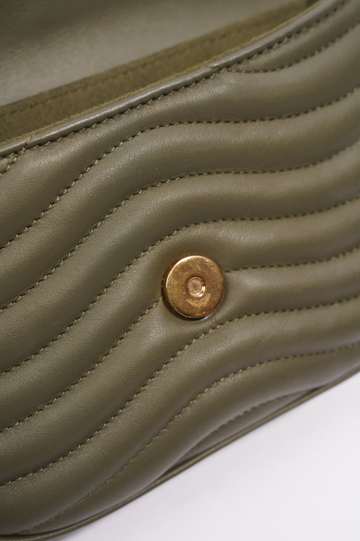 Louis Vuitton New Wave Multi Pochette Khaki Calfskin Leather