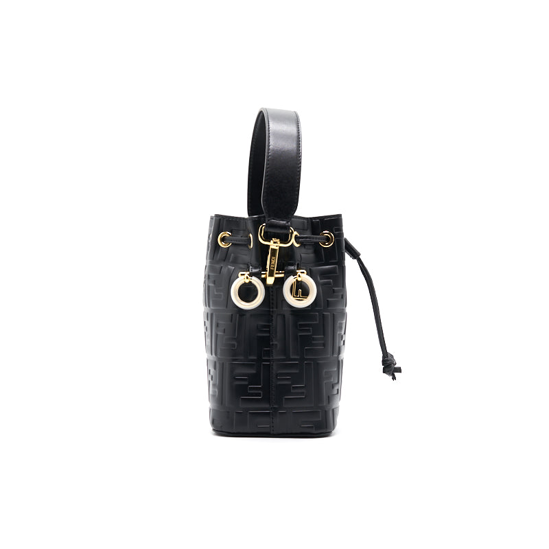 Fendi Black Mon Tresor Mini Leather Bag