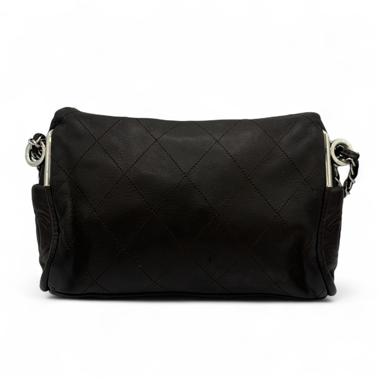 Chanel - Sac à main en cuir marron