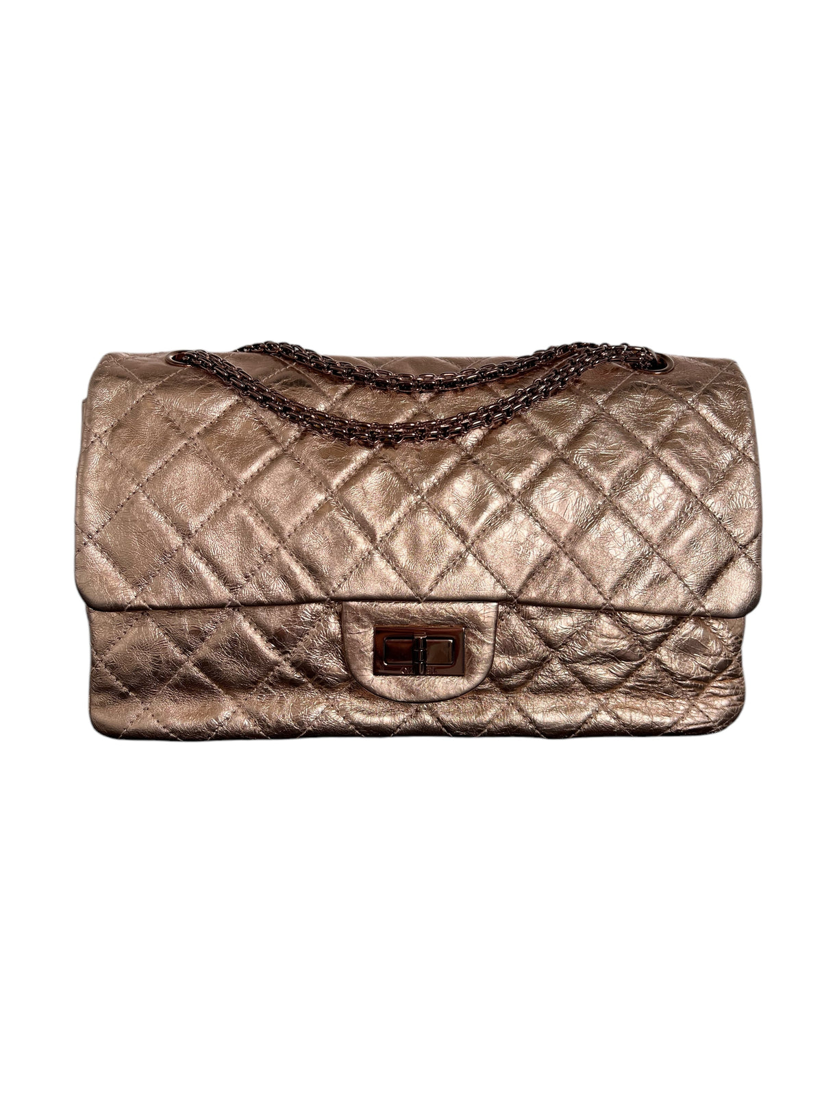 Chanel Reissue 227 Metallic Gold RGHW SYCYR193