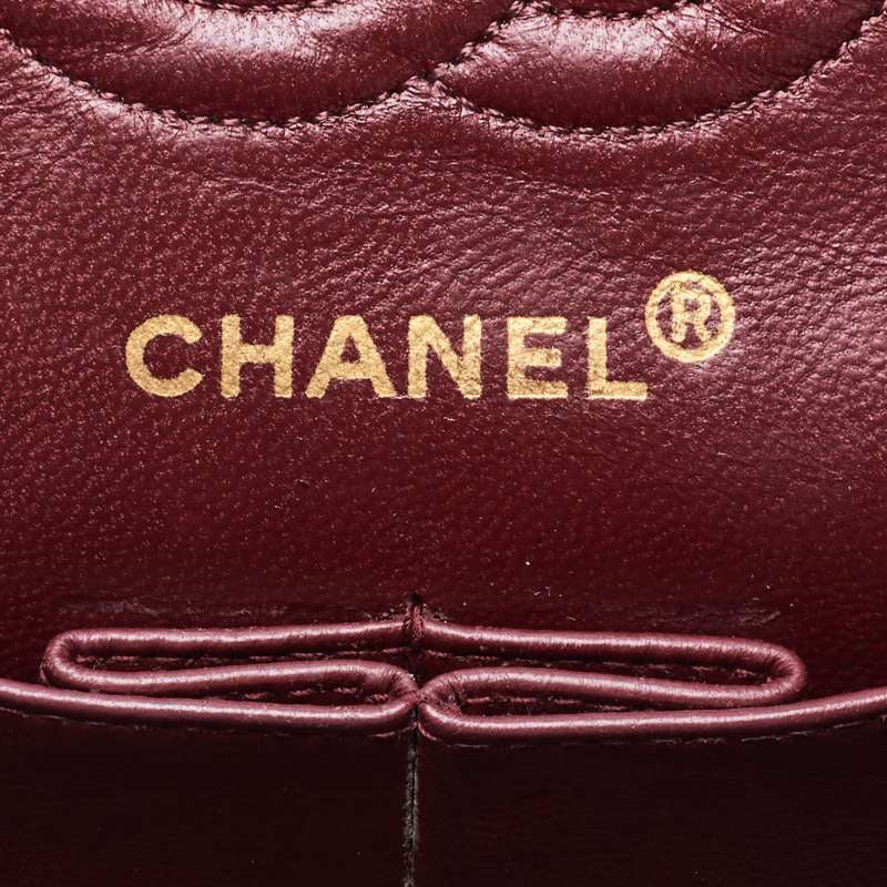 Vintage Chanel Classic Double Flap Shoulder Bag Small Black