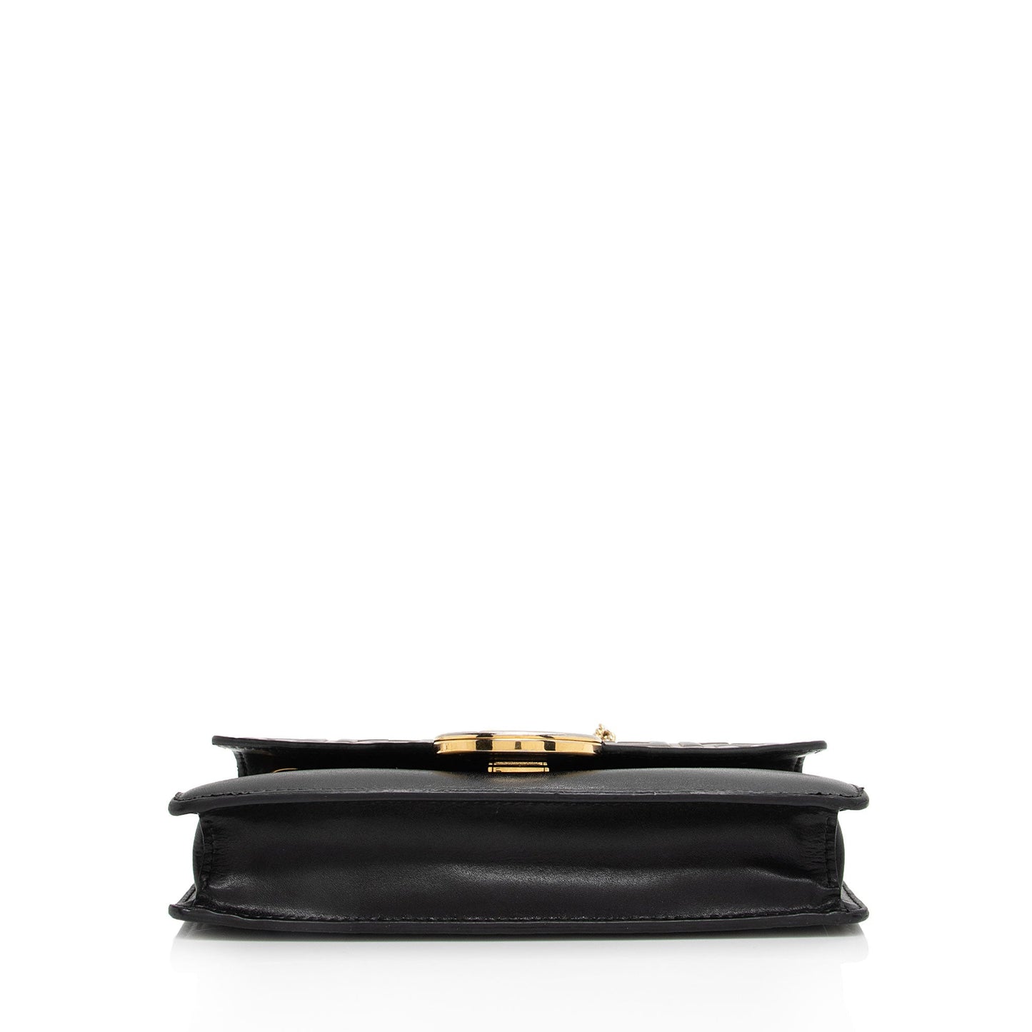 Fendi FF Embossed Calfskin Wallet on Chain Mini Bag (SHF-BJP8ux)