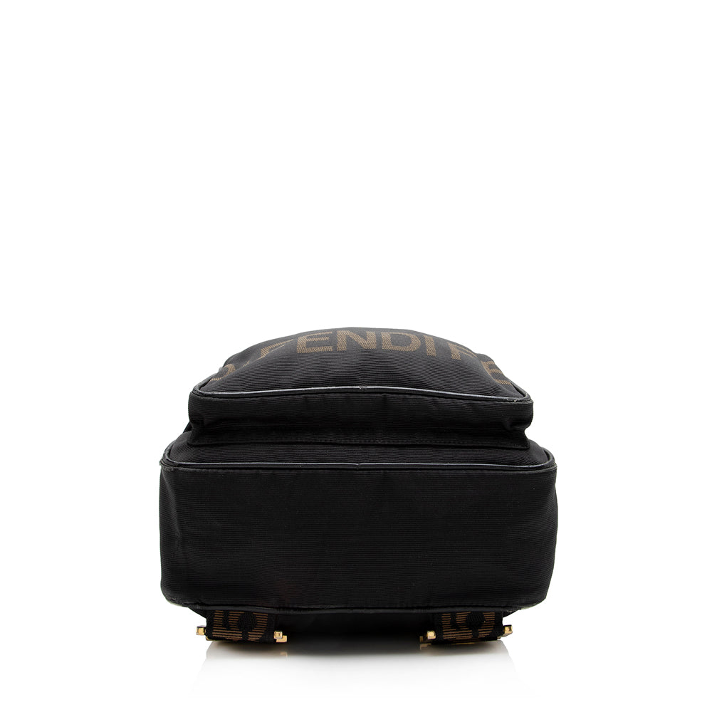 Fendi Vintage Nylon Logo Backpack - FINAL SALE (SHF-17036)