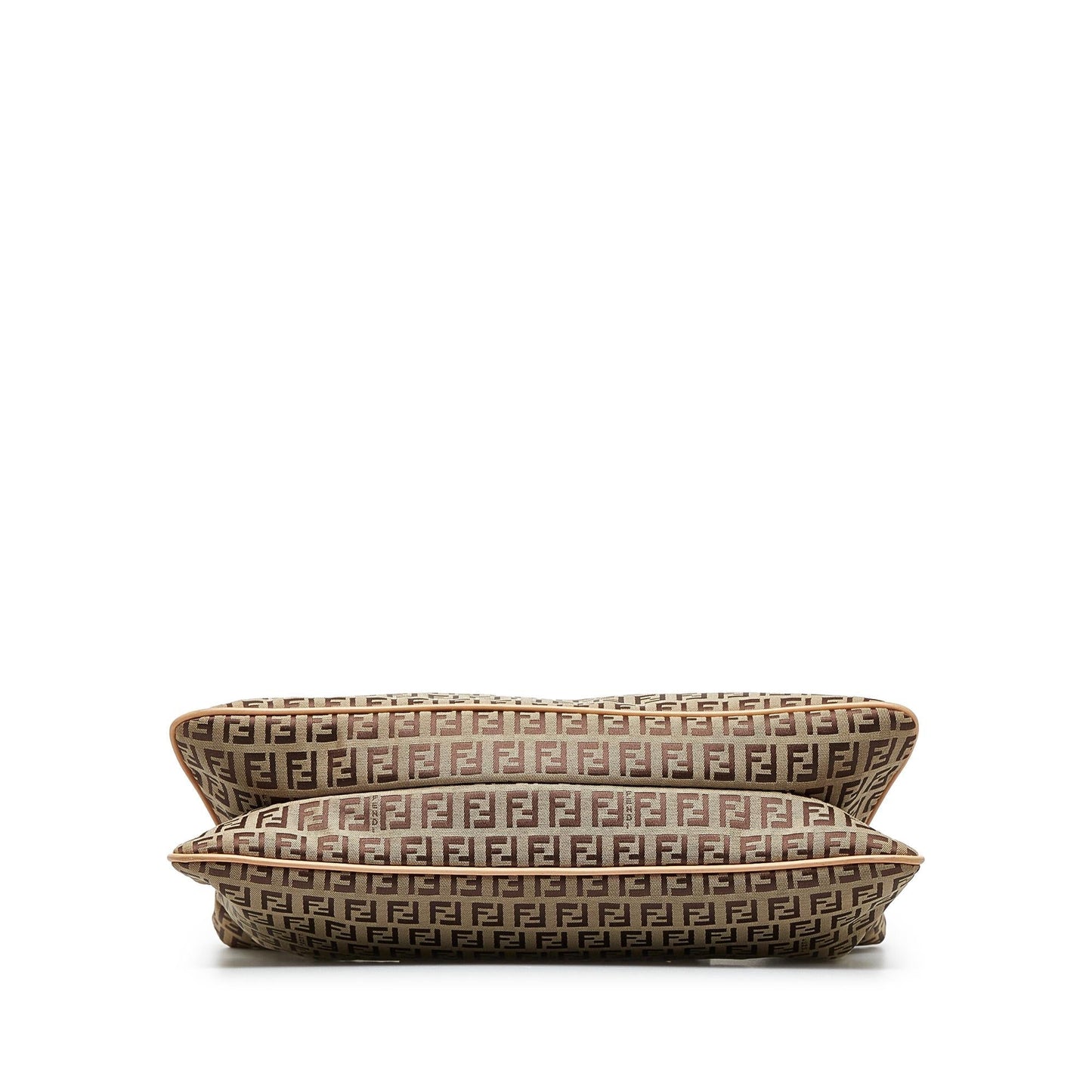 Fendi Zucchino Double Flap Tote (SHG-wgkC7B)