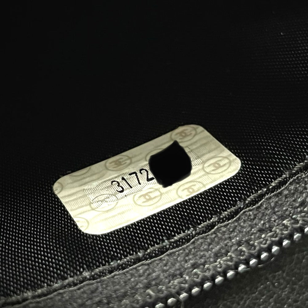 CHANEL Shoulder Bag Calfskin black bag vintage COCO Mark stitch Women Used